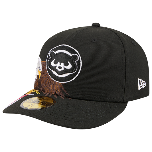 New Era Cubs AM 5950 Cap - Men's - Black/White/Brown