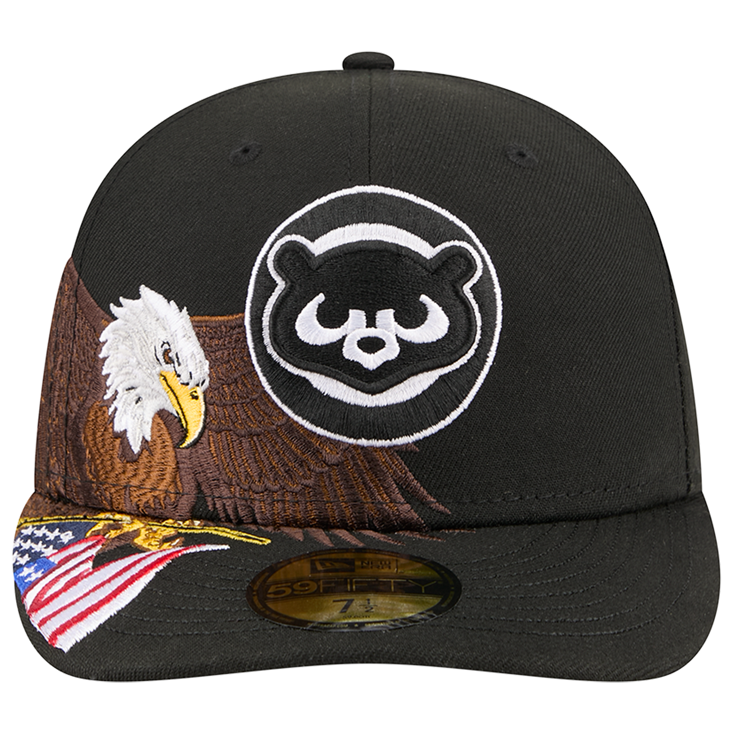 New Era Cubs AM 5950 Cap - Men's - Black/White/Brown