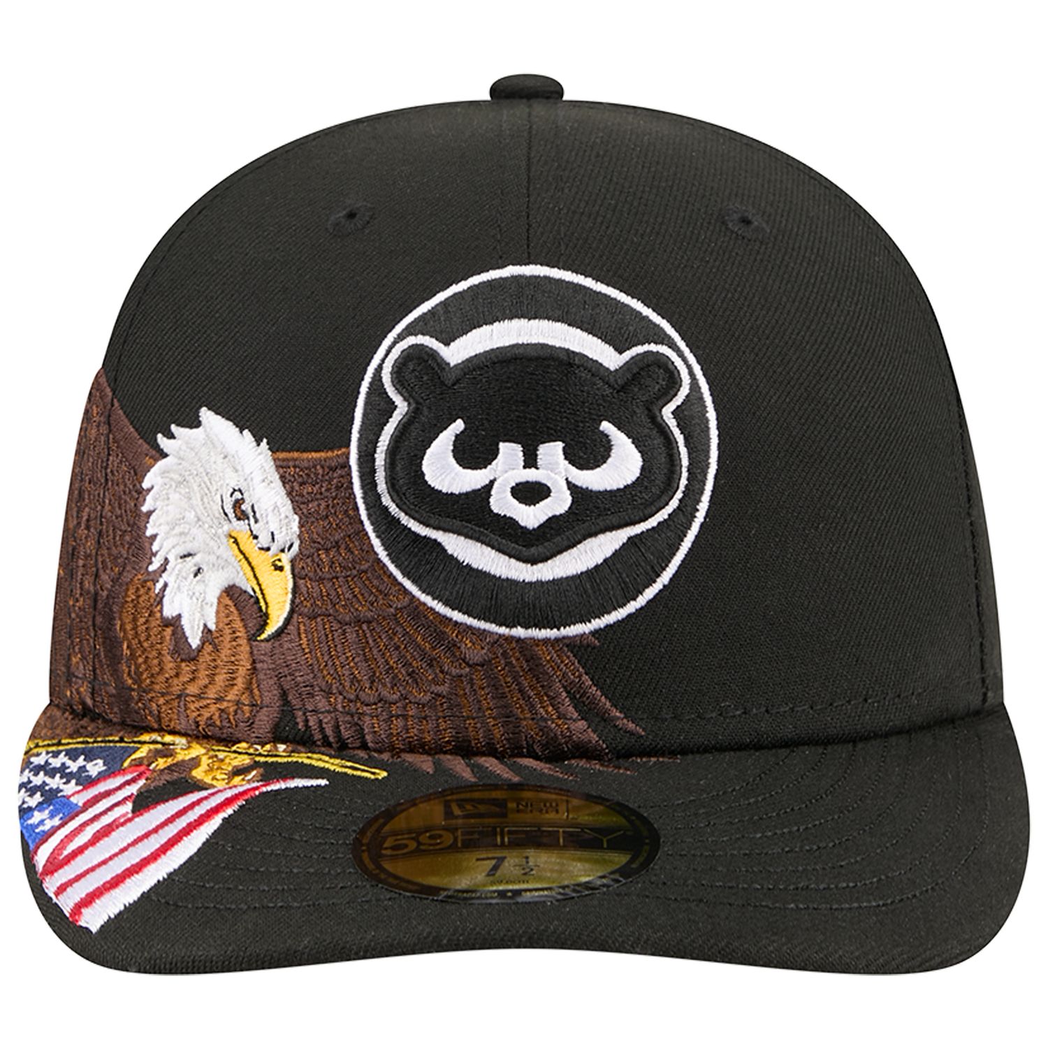 New Era Cubs AM 5950 Cap - Men's - Black/White/Brown