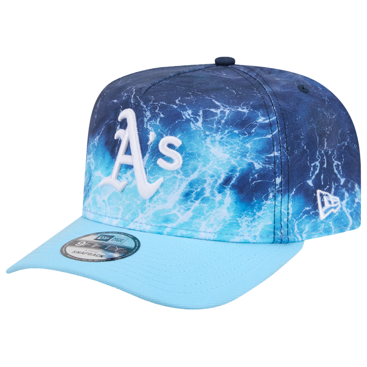 New Era Athletics Deep Water 950 A Frame Cap - Men's - Blue/Teal