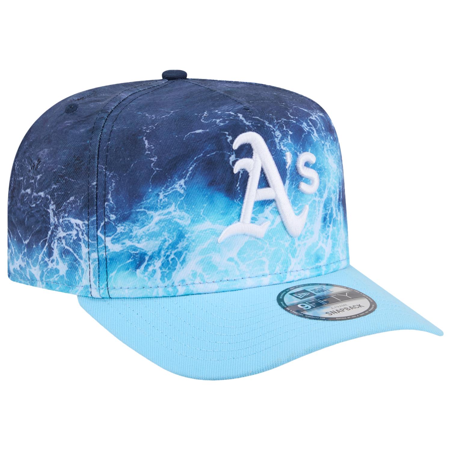 New Era Athletics Deep Water 950 A Frame Cap - Men's - Blue/Teal