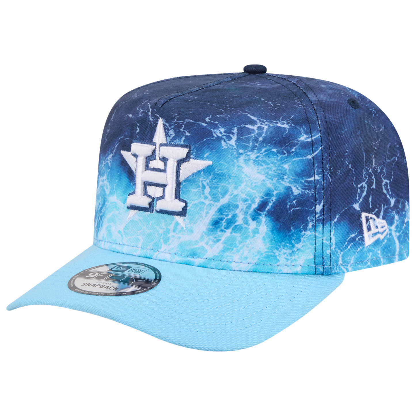 New Era Astros Deep Water 950 A Frame Cap - Men's - Blue/Teal