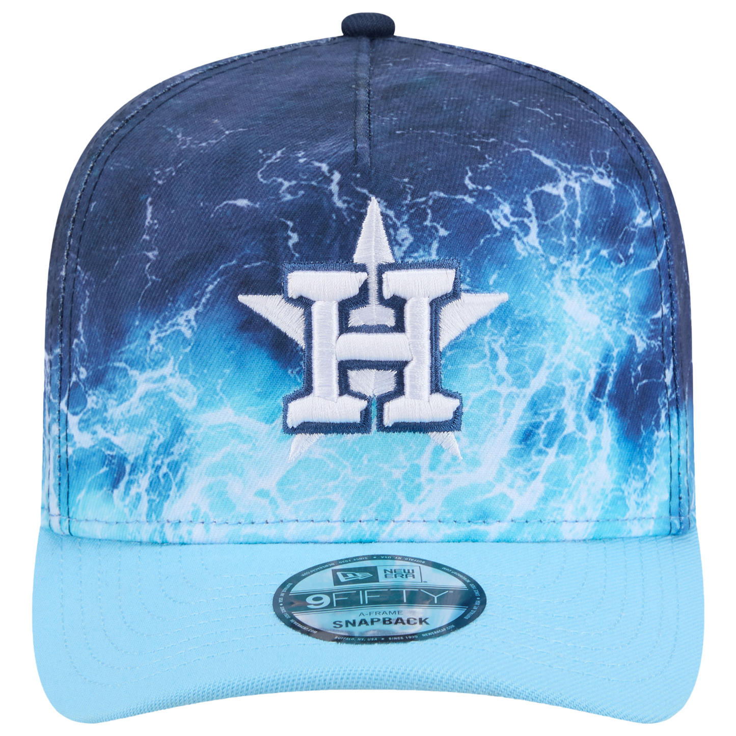 New Era Astros Deep Water 950 A Frame Cap - Men's - Blue/Teal