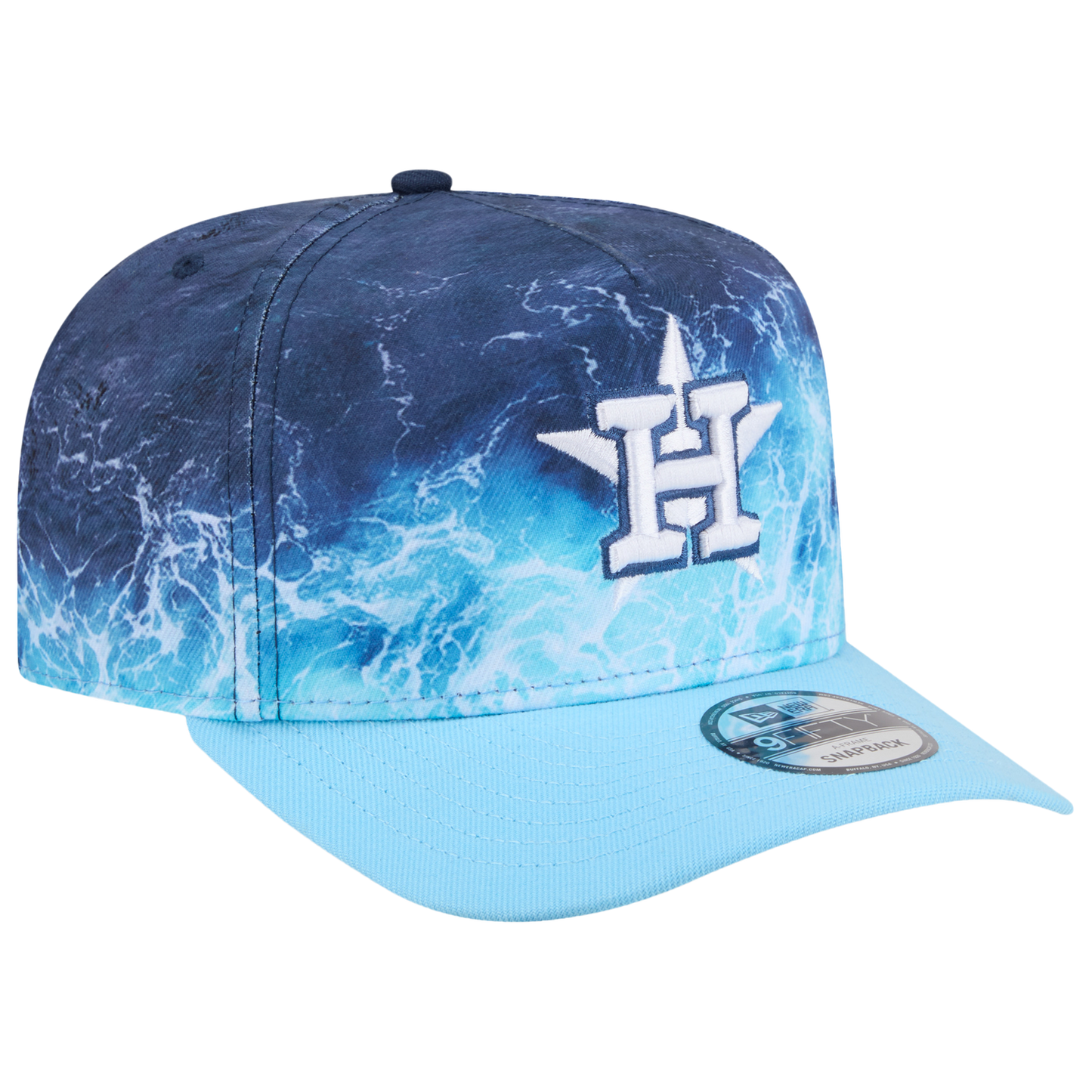 New Era Astros Deep Water 950 A Frame Cap - Men's - Blue/Teal