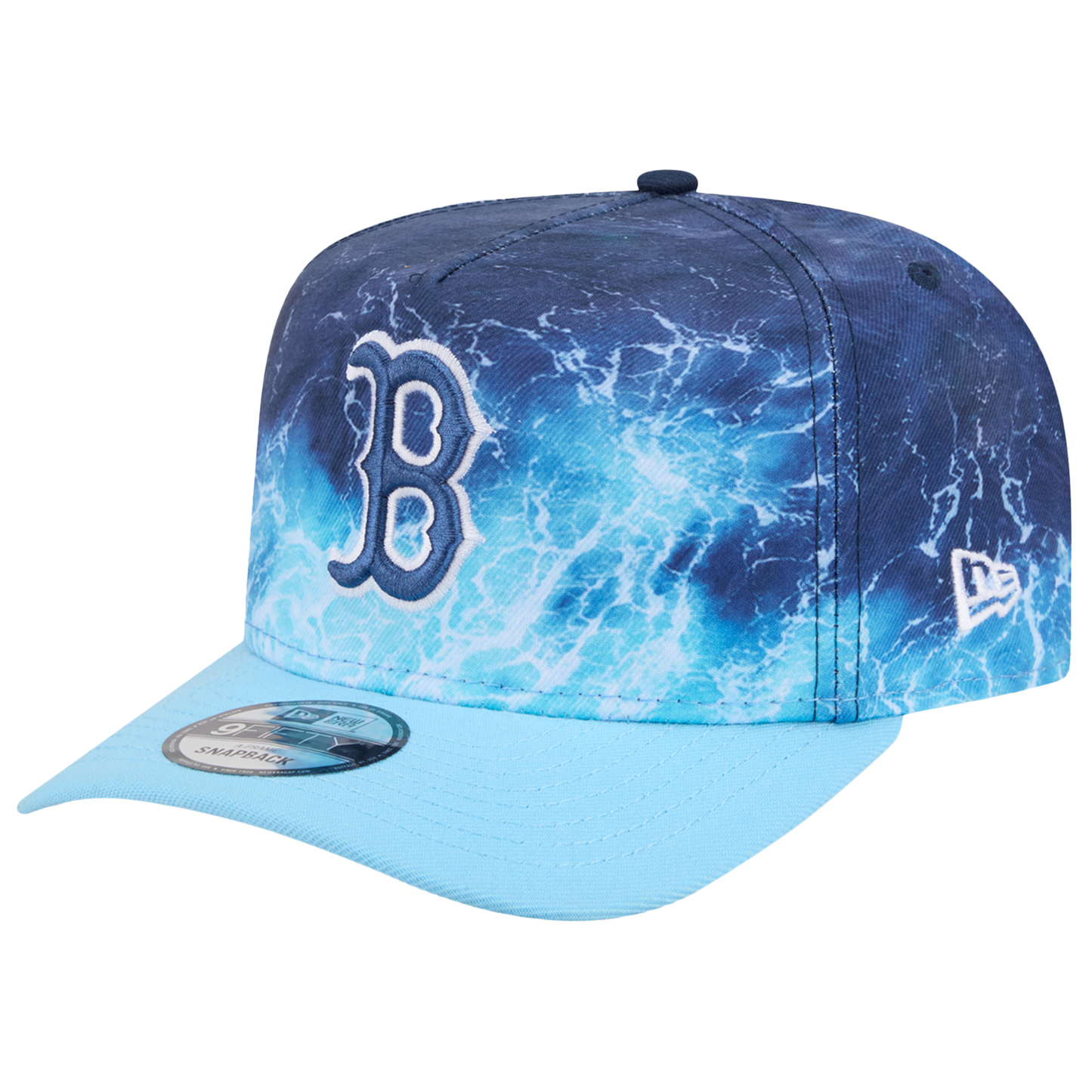 New Era Red Sox Deep Water 950 A Frame Cap - Men's - Blue/Teal