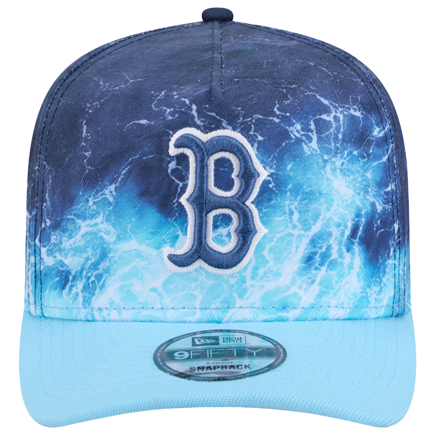 New Era Red Sox Deep Water 950 A Frame Cap - Men's - Blue/Teal