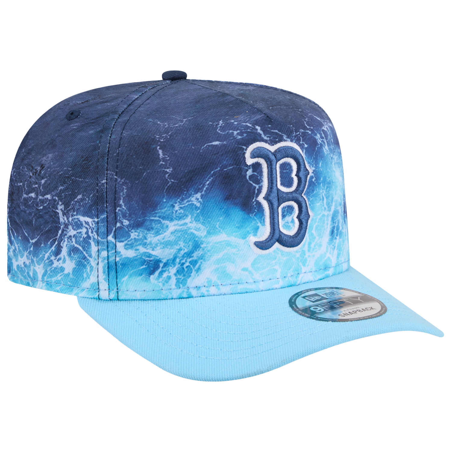 New Era Red Sox Deep Water 950 A Frame Cap - Men's - Blue/Teal