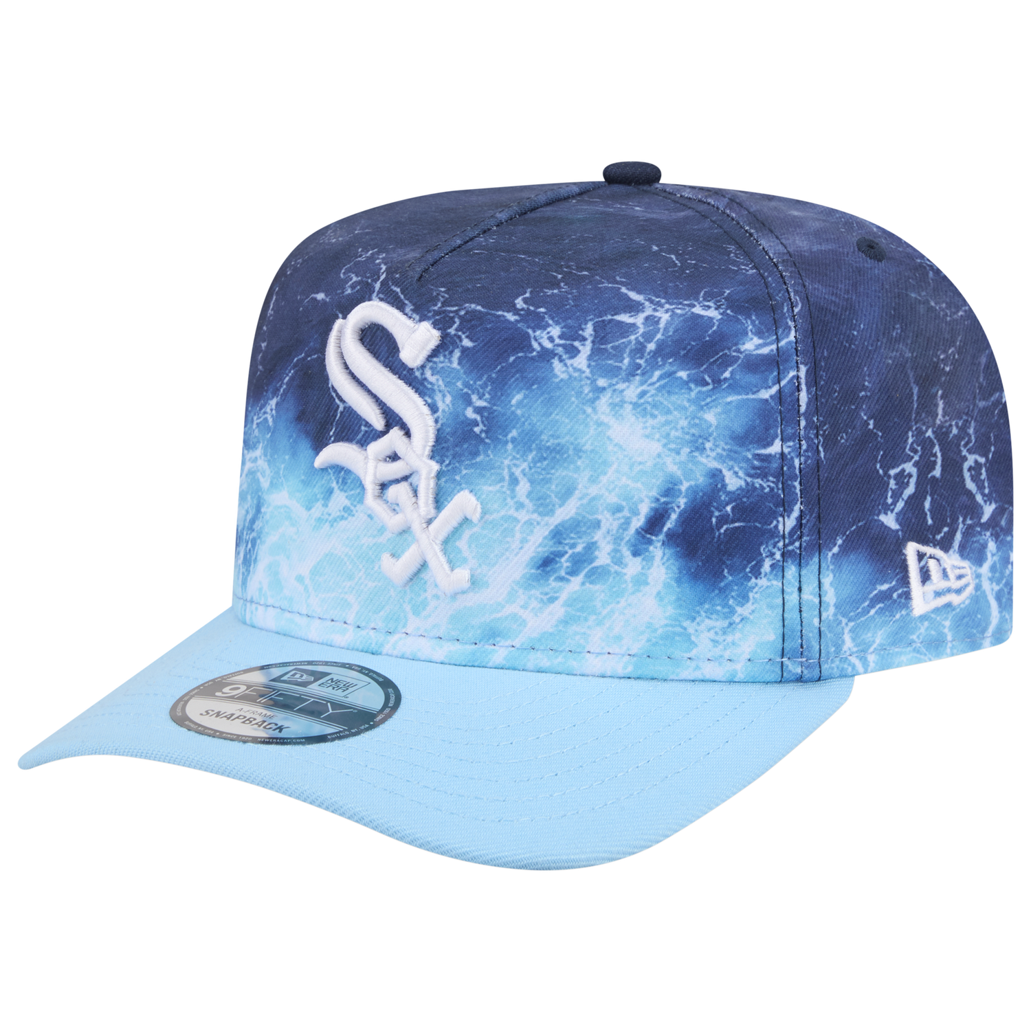 New Era White Sox Deep Water 950 A Frame Cap - Men's - Blue/Teal