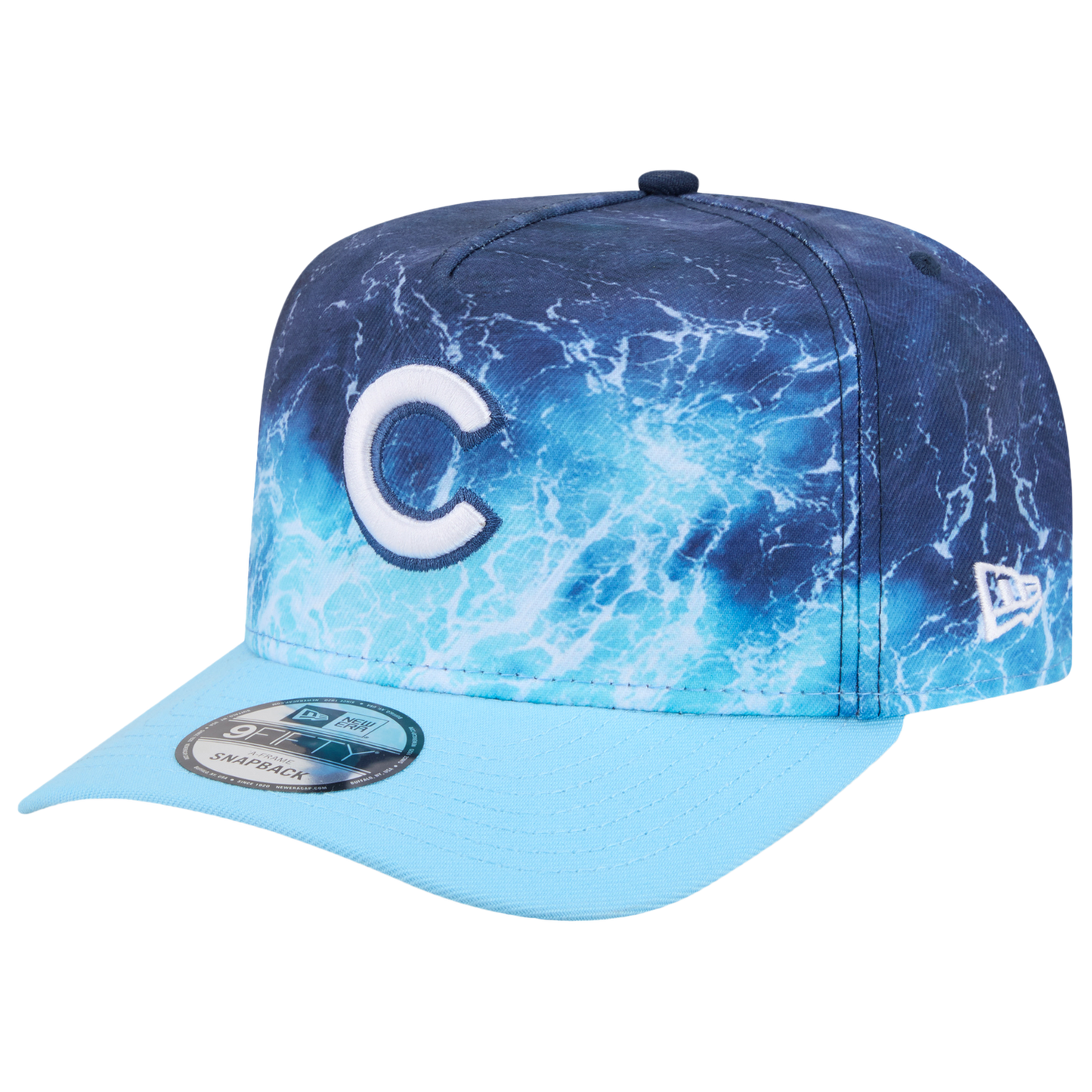 New Era Cubs Deep Water 950 A Frame Cap - Men's - Blue/Teal