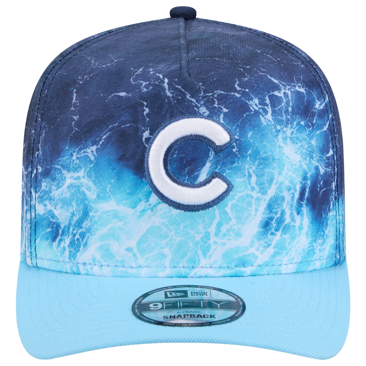 New Era Cubs Deep Water 950 A Frame Cap - Men's - Blue/Teal