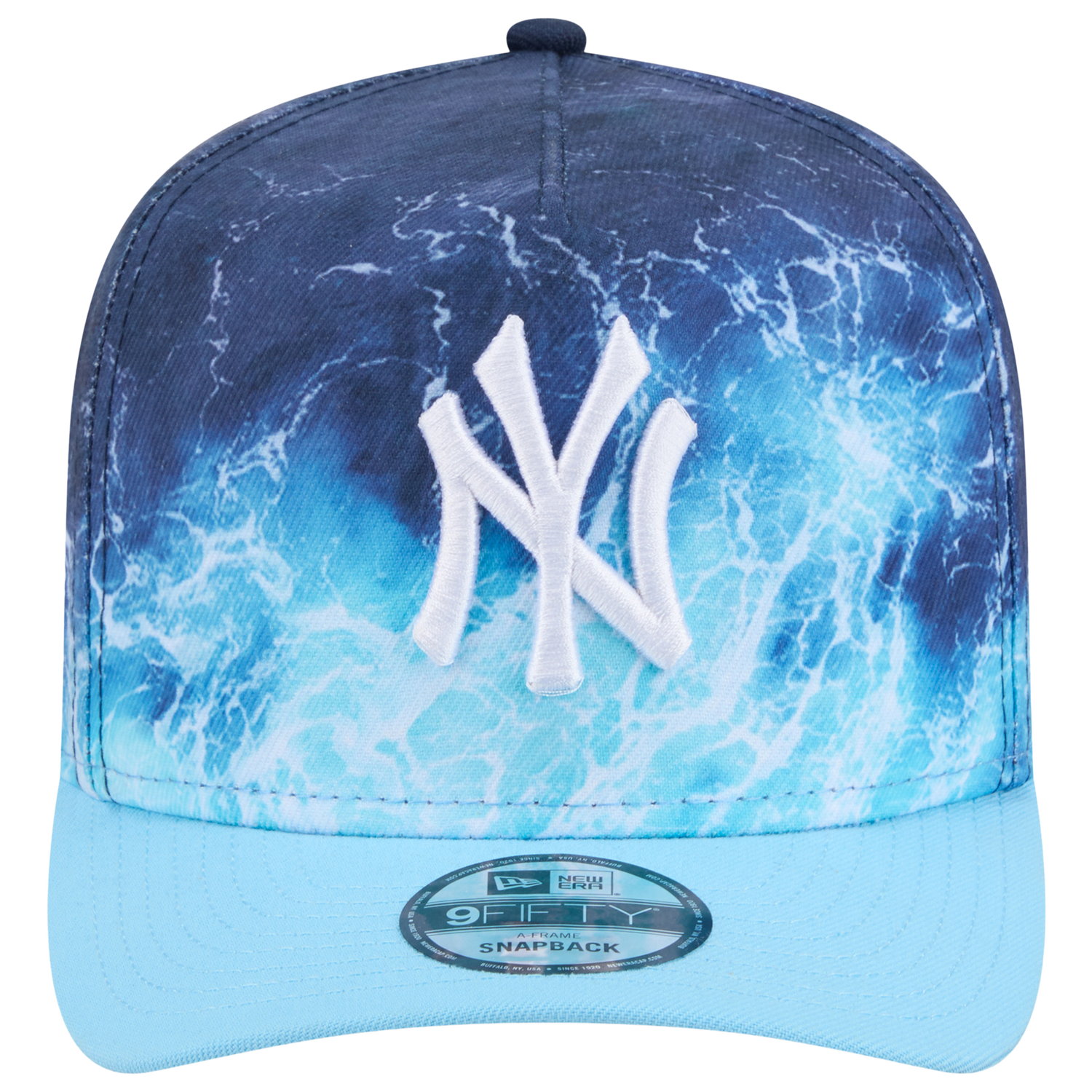 New Era Yankees Deep Water 950 A Frame Cap - Men's - Blue/Teal