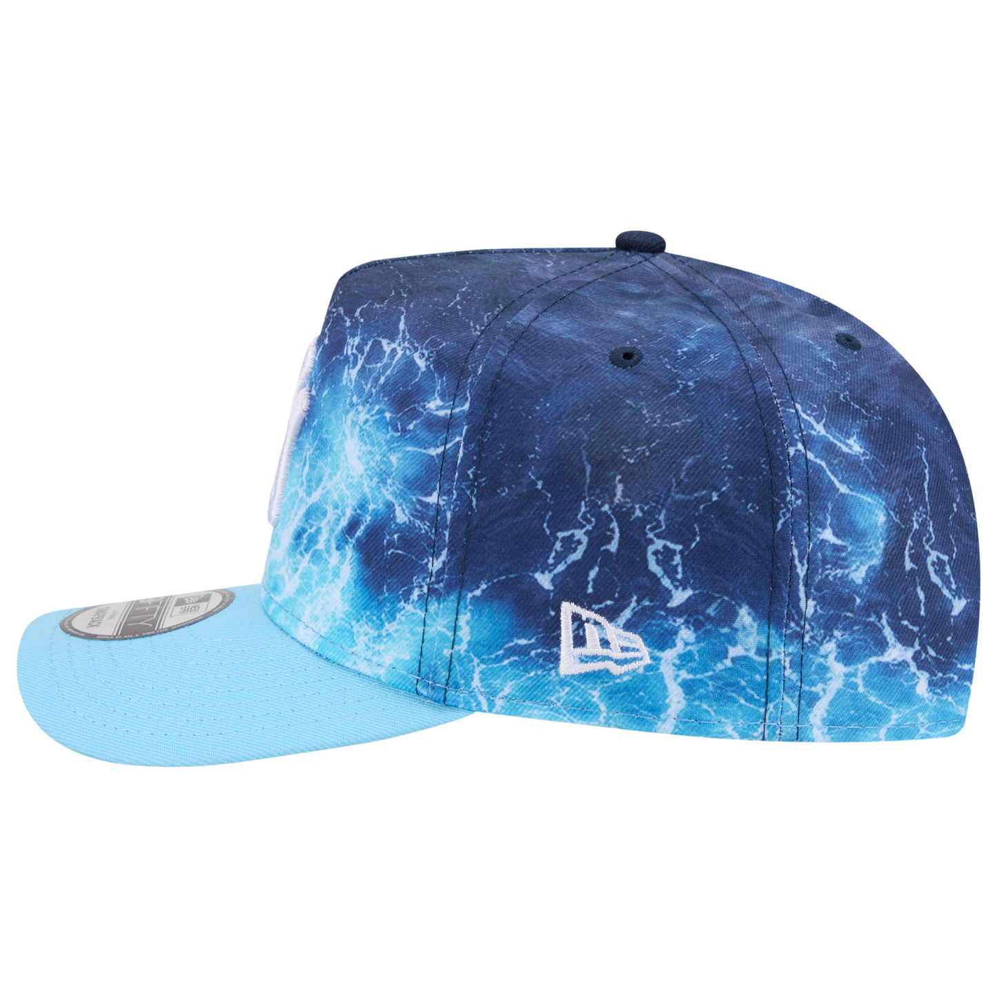 New Era Yankees Deep Water 950 A Frame Cap - Men's - Blue/Teal