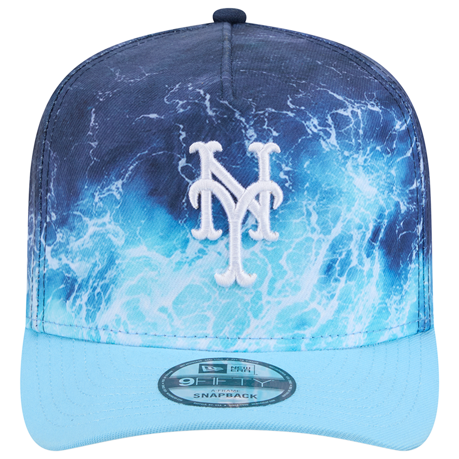 New Era Mets Deep Water 950 A Frame Cap - Men's - Blue/Teal