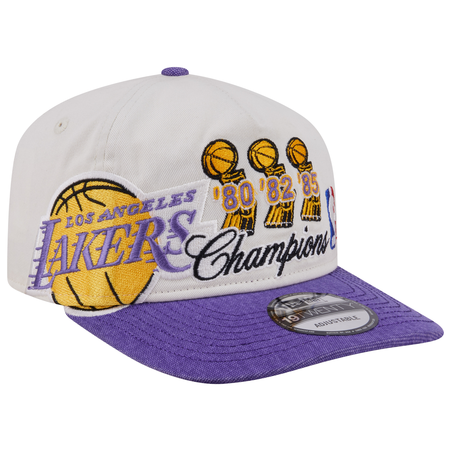 New Era Lakers HWC 1920 Cap - Men's - Yellow/Tan/Purple