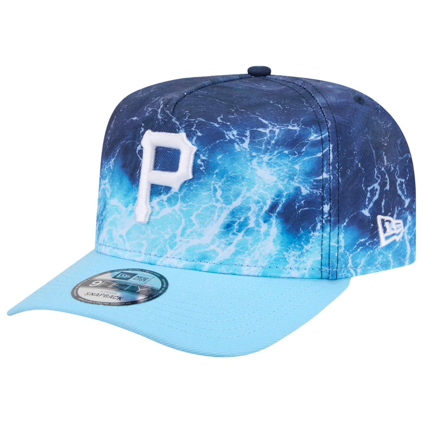 New Era Pirates Deep Water 950 A Frame Cap - Men's - Blue/Teal