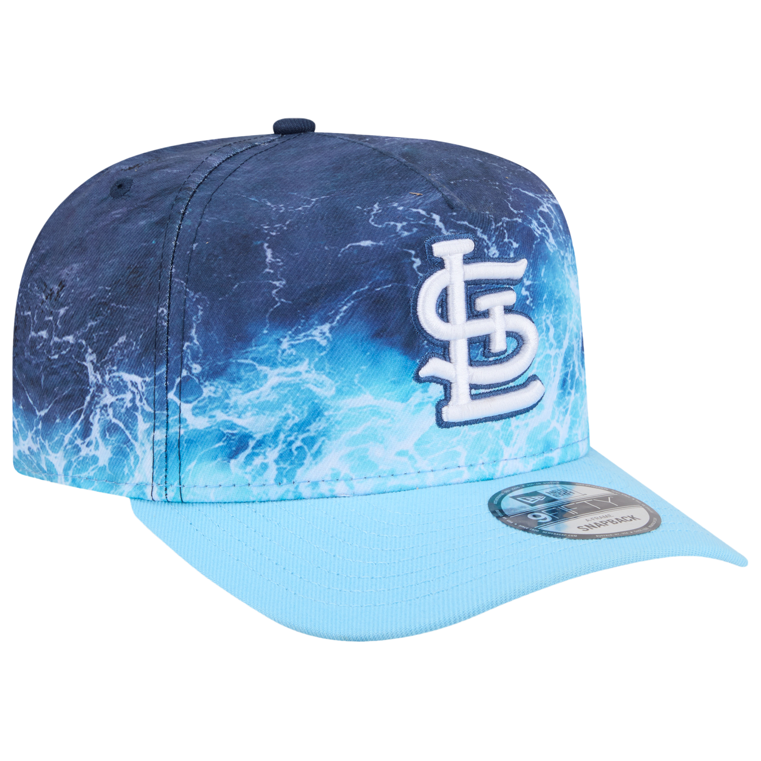 New Era Cardinals Deep Water 950 A Frame Cap - Men's - Blue/Teal
