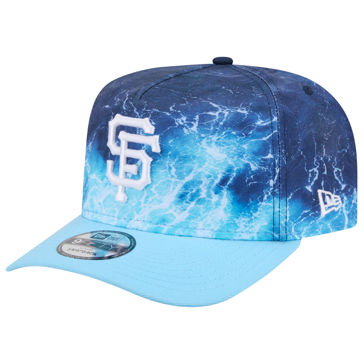 New Era Giants Deep Water 950 A Frame Cap - Men's - Blue/Teal