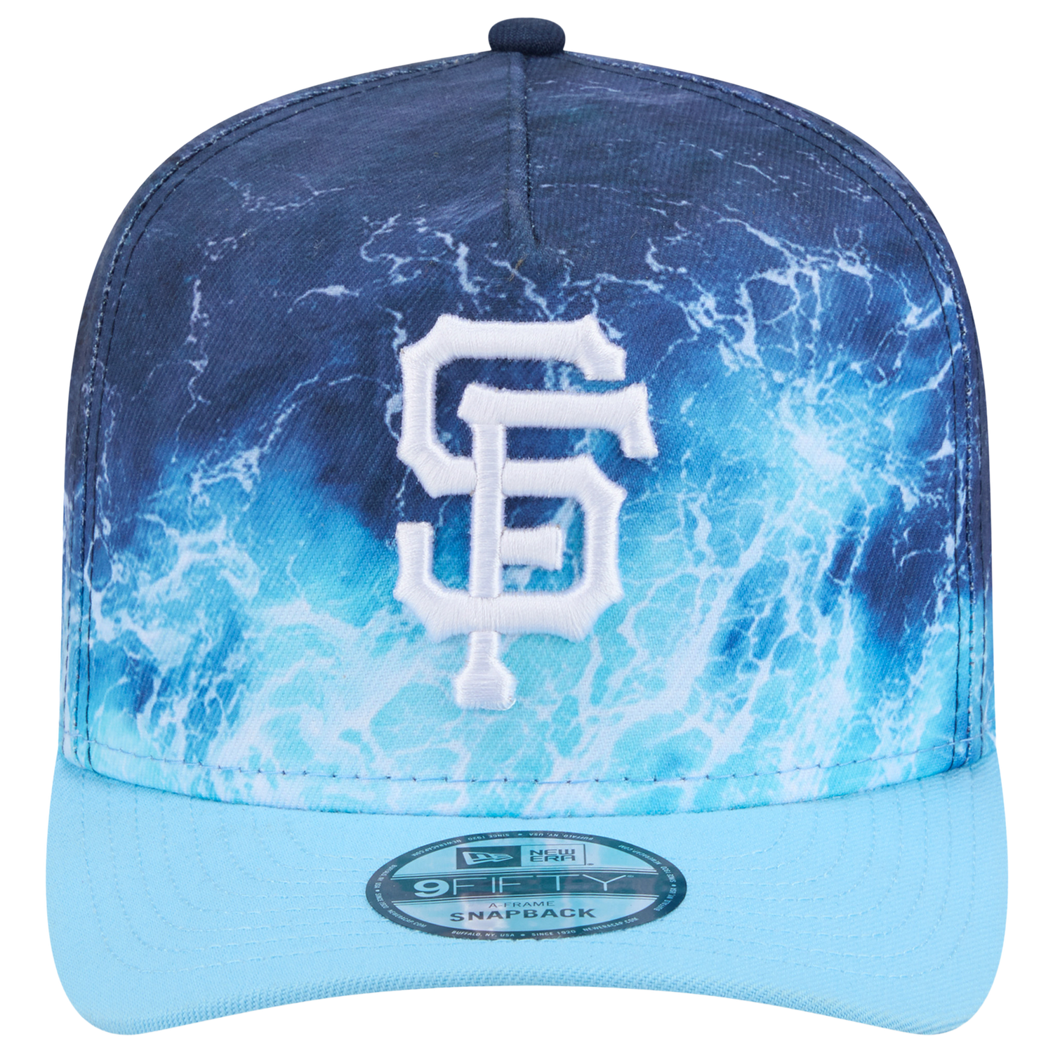 New Era Giants Deep Water 950 A Frame Cap - Men's - Blue/Teal