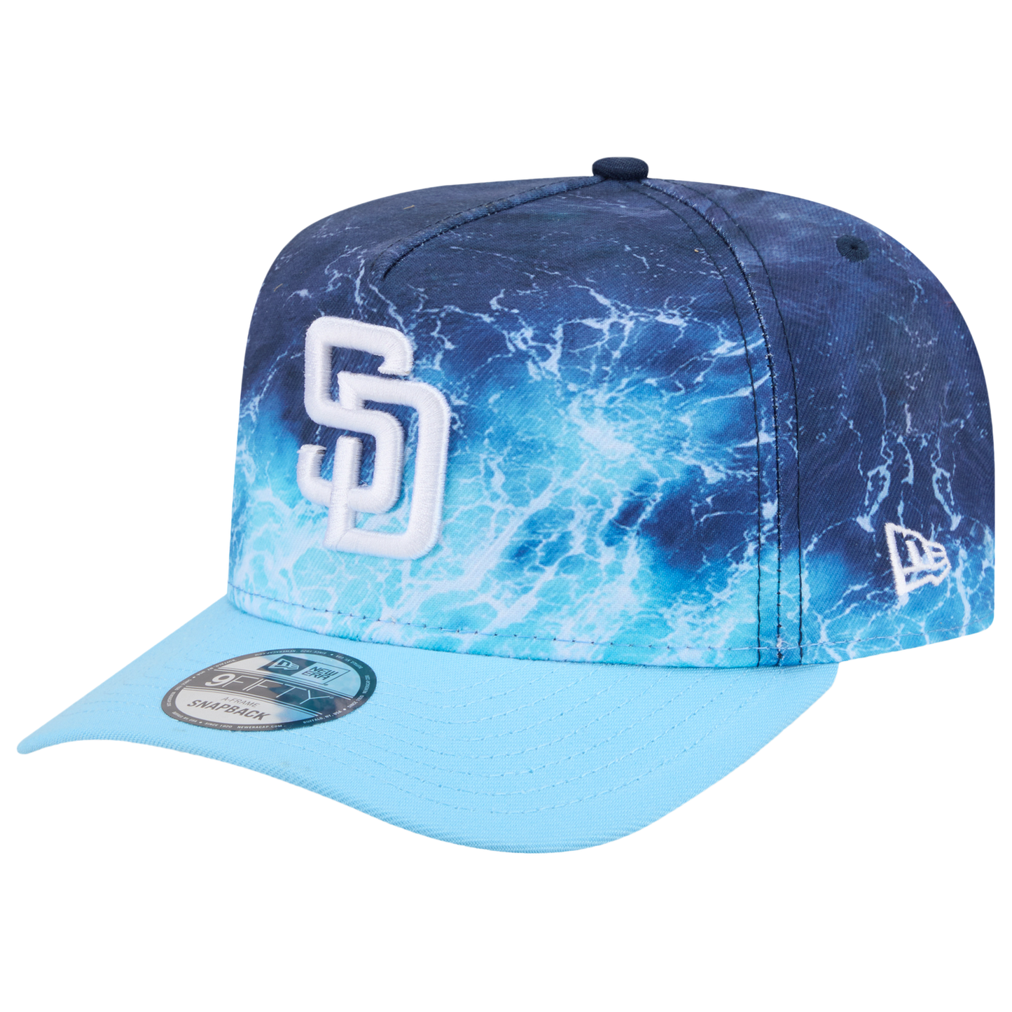 New Era Padres Deep Water 950 A Frame Cap - Men's - Teal/Blue