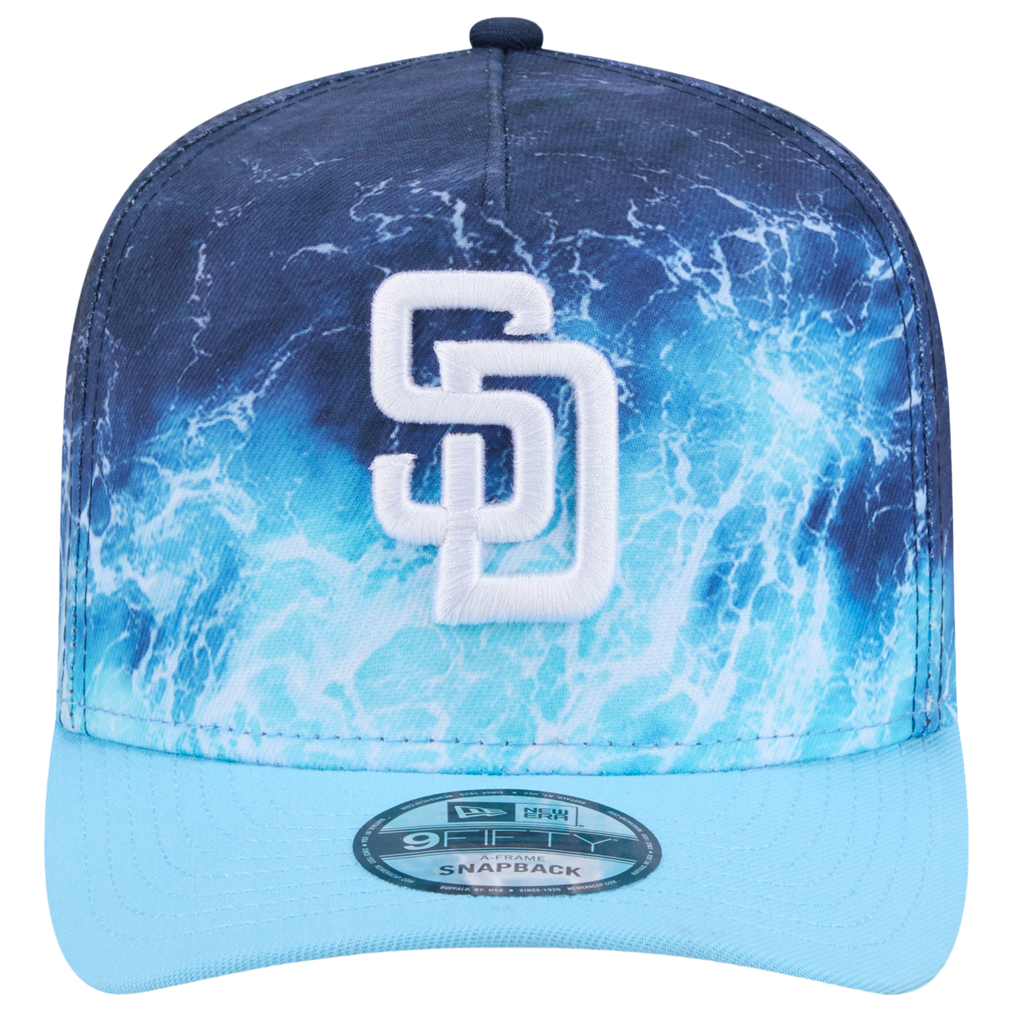 New Era Padres Deep Water 950 A Frame Cap - Men's - Teal/Blue