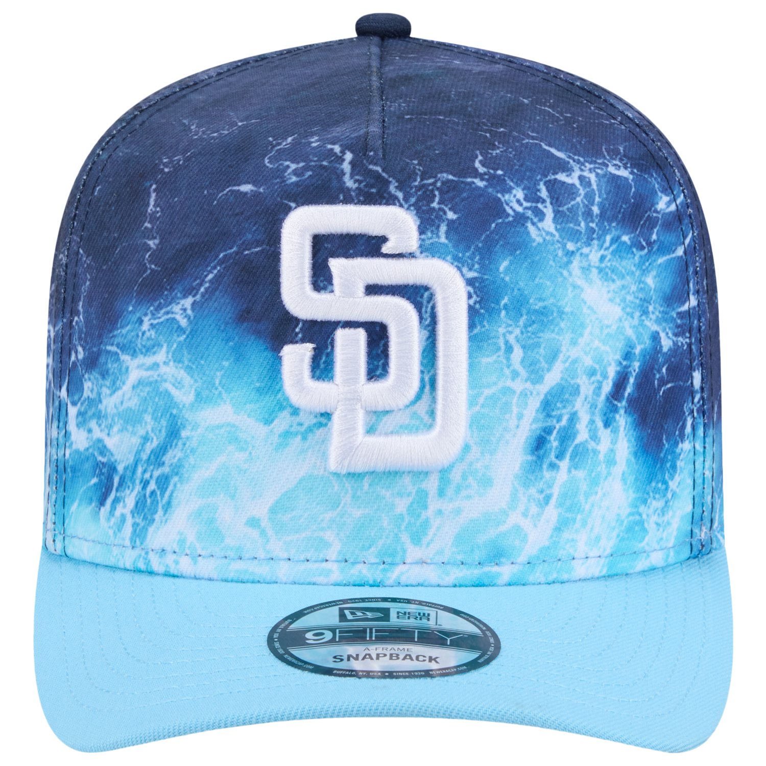 New Era Padres Deep Water 950 A Frame Cap - Men's - Teal/Blue