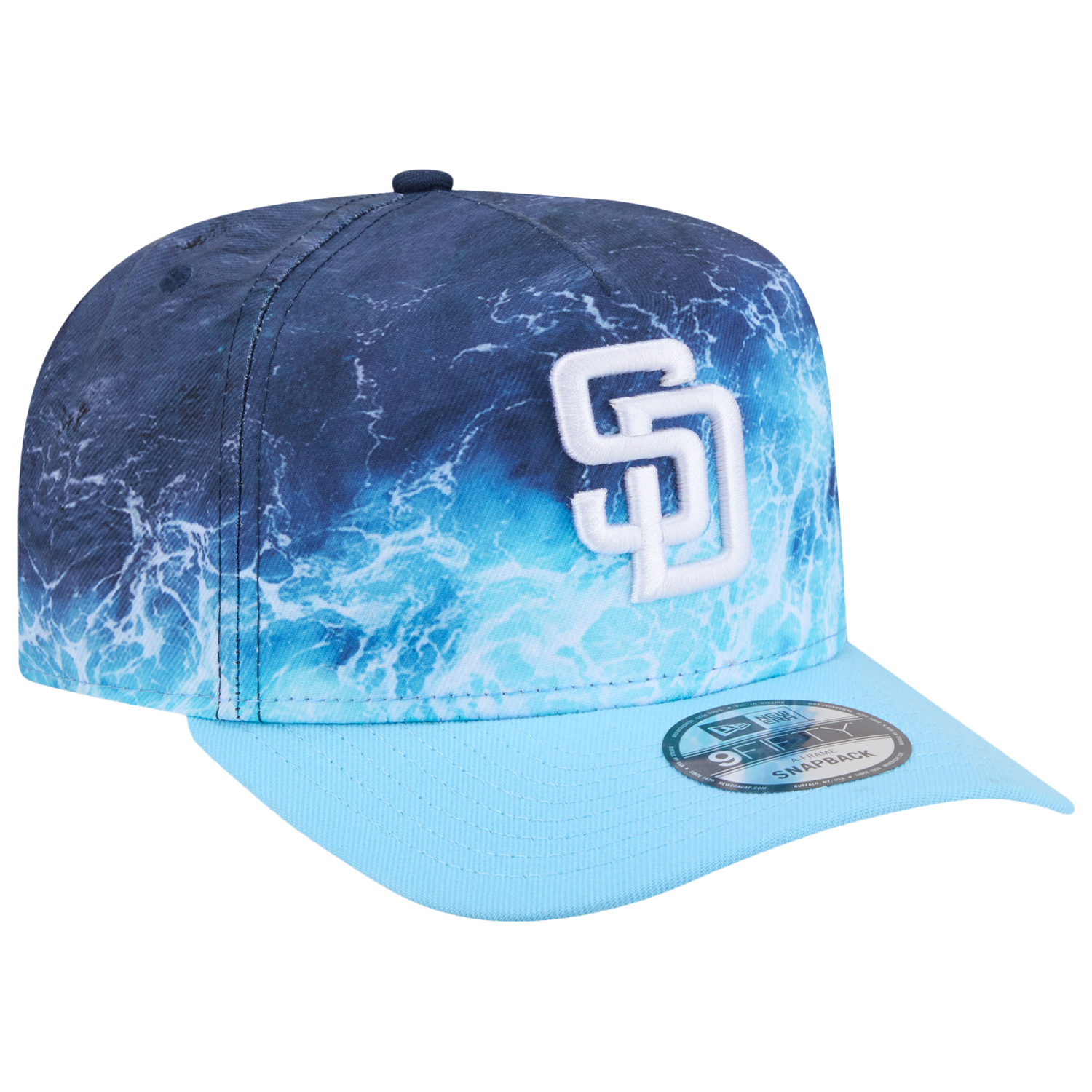 New Era Padres Deep Water 950 A Frame Cap - Men's - Teal/Blue