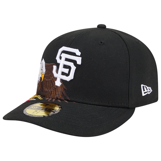 New Era Giants AM 5950 Cap - Men's - Black/White/Brown