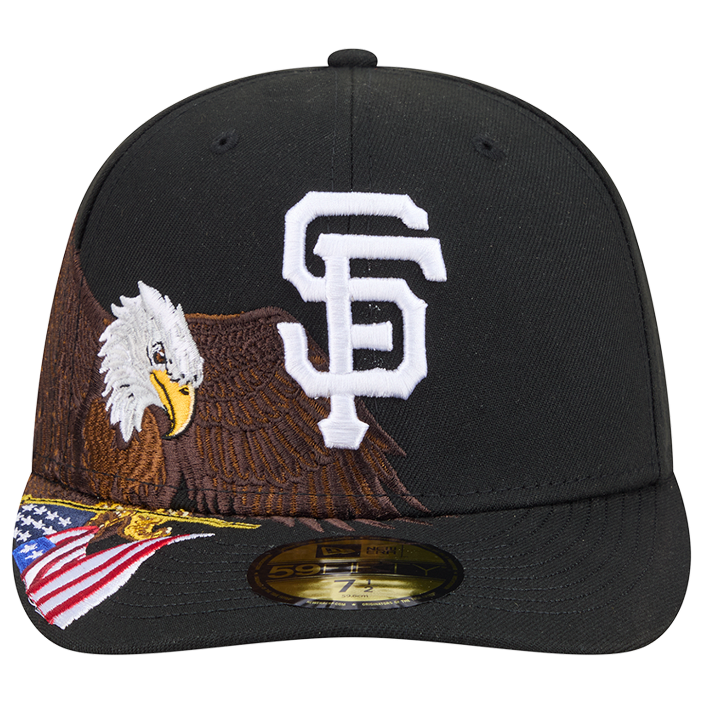 New Era Giants AM 5950 Cap - Men's - Black/White/Brown