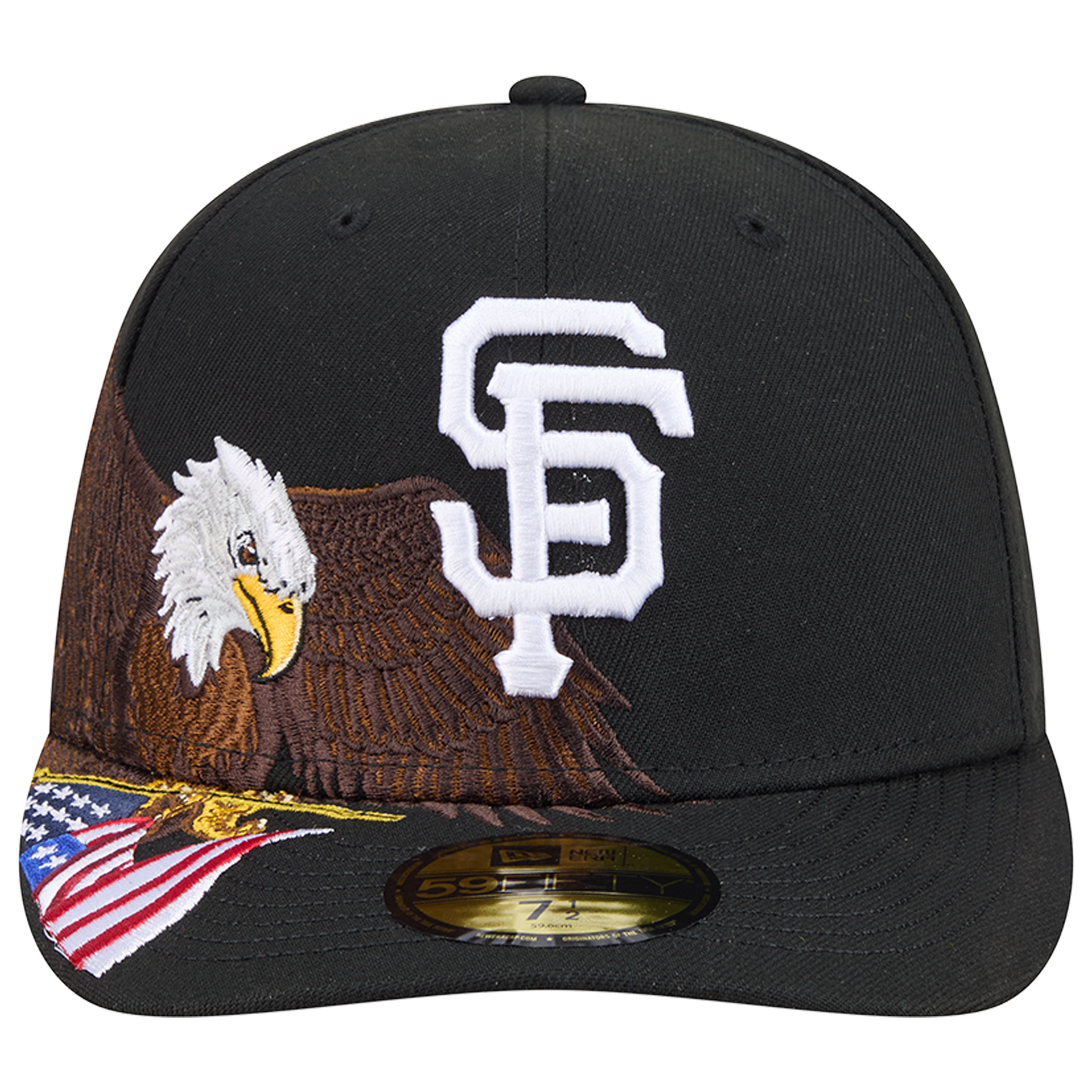 New Era Giants AM 5950 Cap - Men's - Black/White/Brown