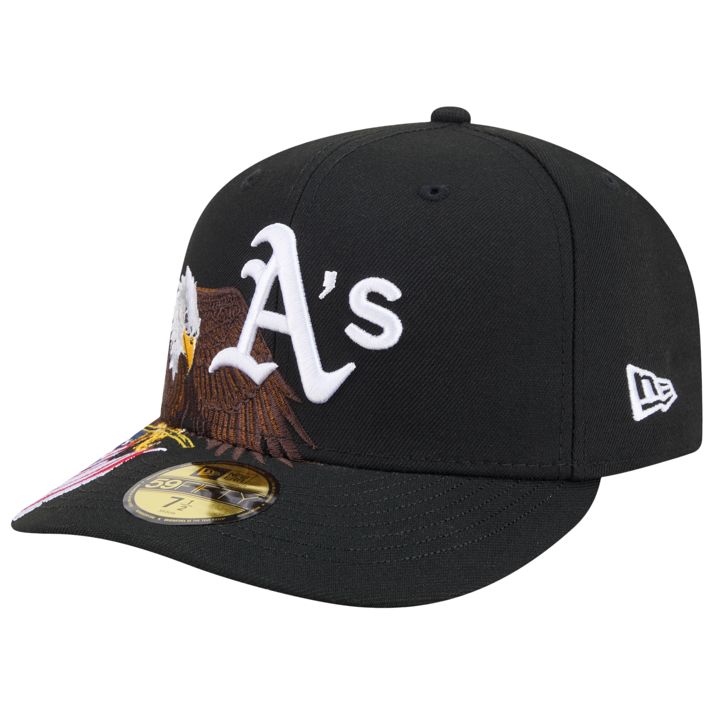 New Era Athletics AM 5950 Cap - Men's - Black/White/Brown