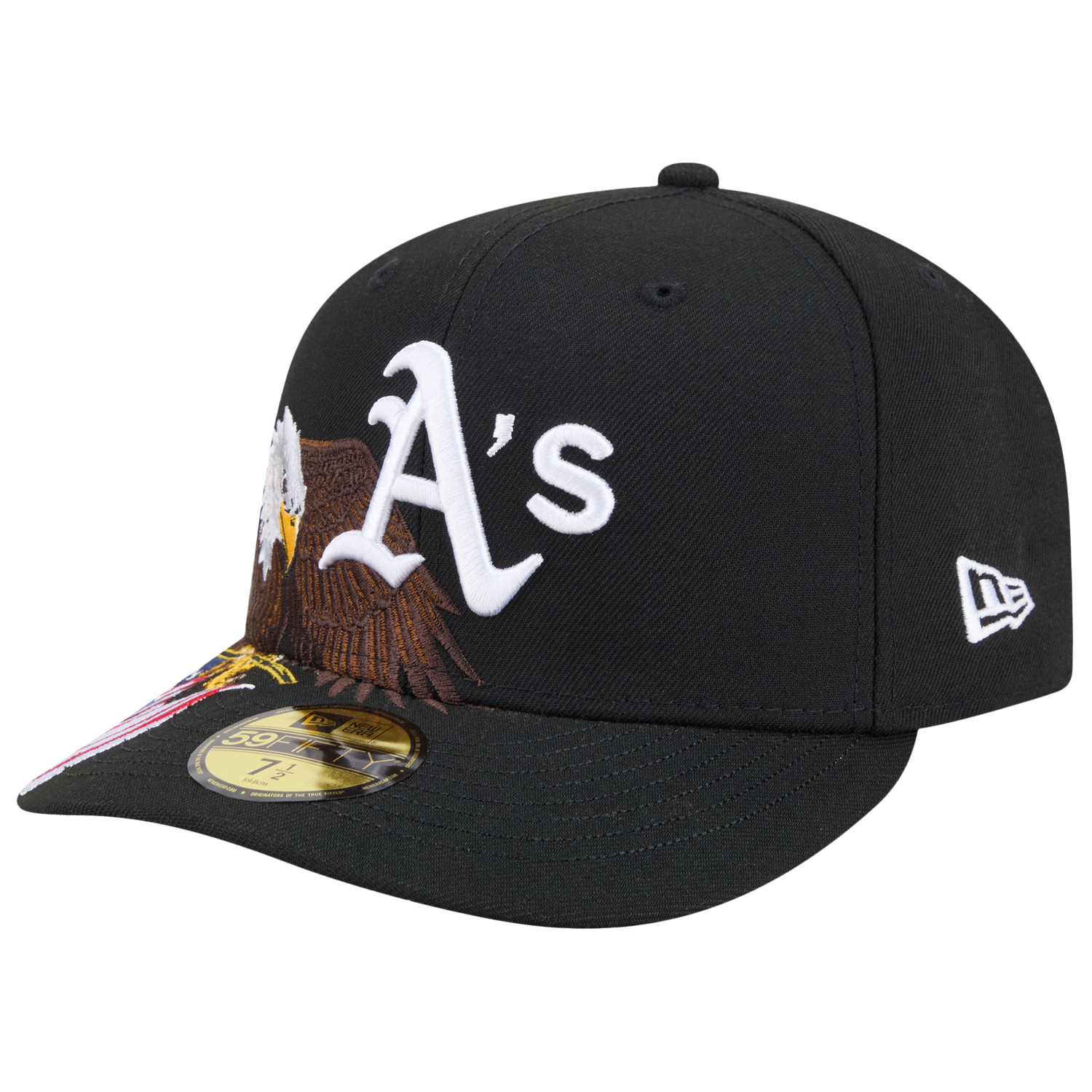 New Era Athletics AM 5950 Cap - Men's - Black/White/Brown