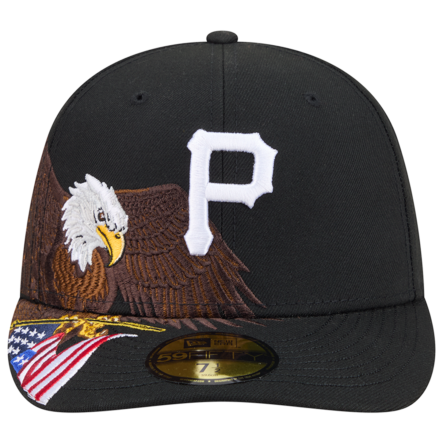 New Era Pirates AM 5950 Cap - Men's - Black/Brown/White