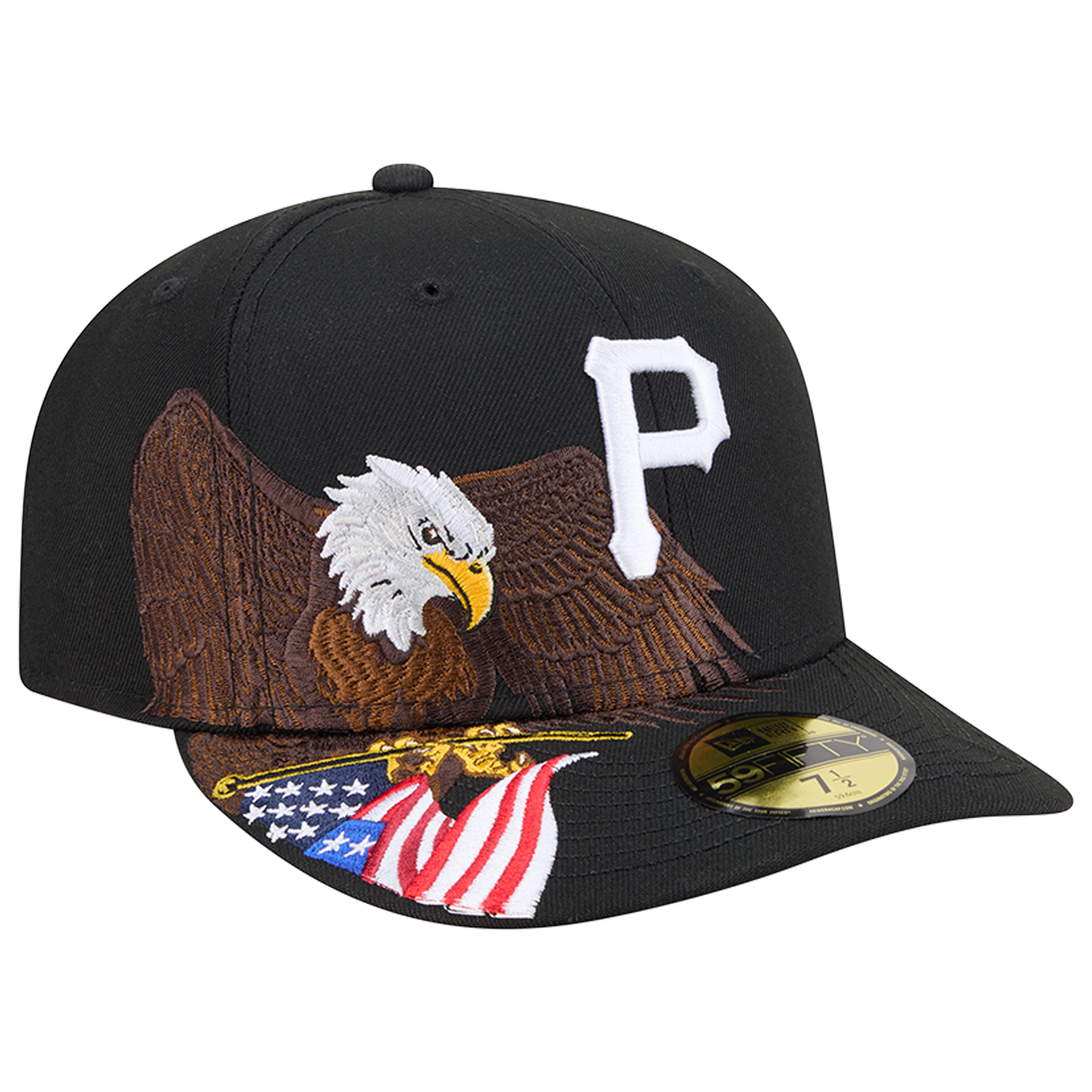 New Era Pirates AM 5950 Cap - Men's - Black/Brown/White