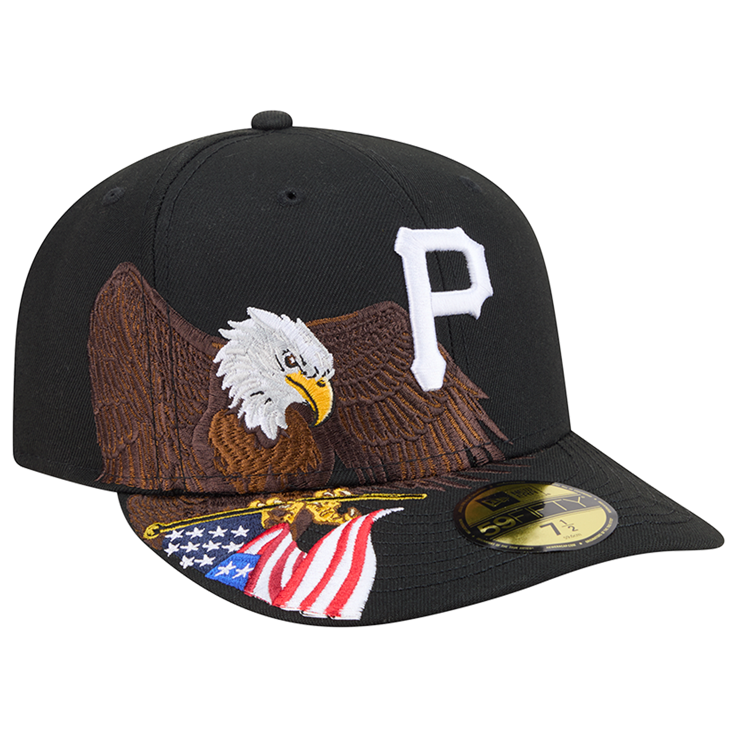 New Era Pirates AM 5950 Cap - Men's - Black/Brown/White
