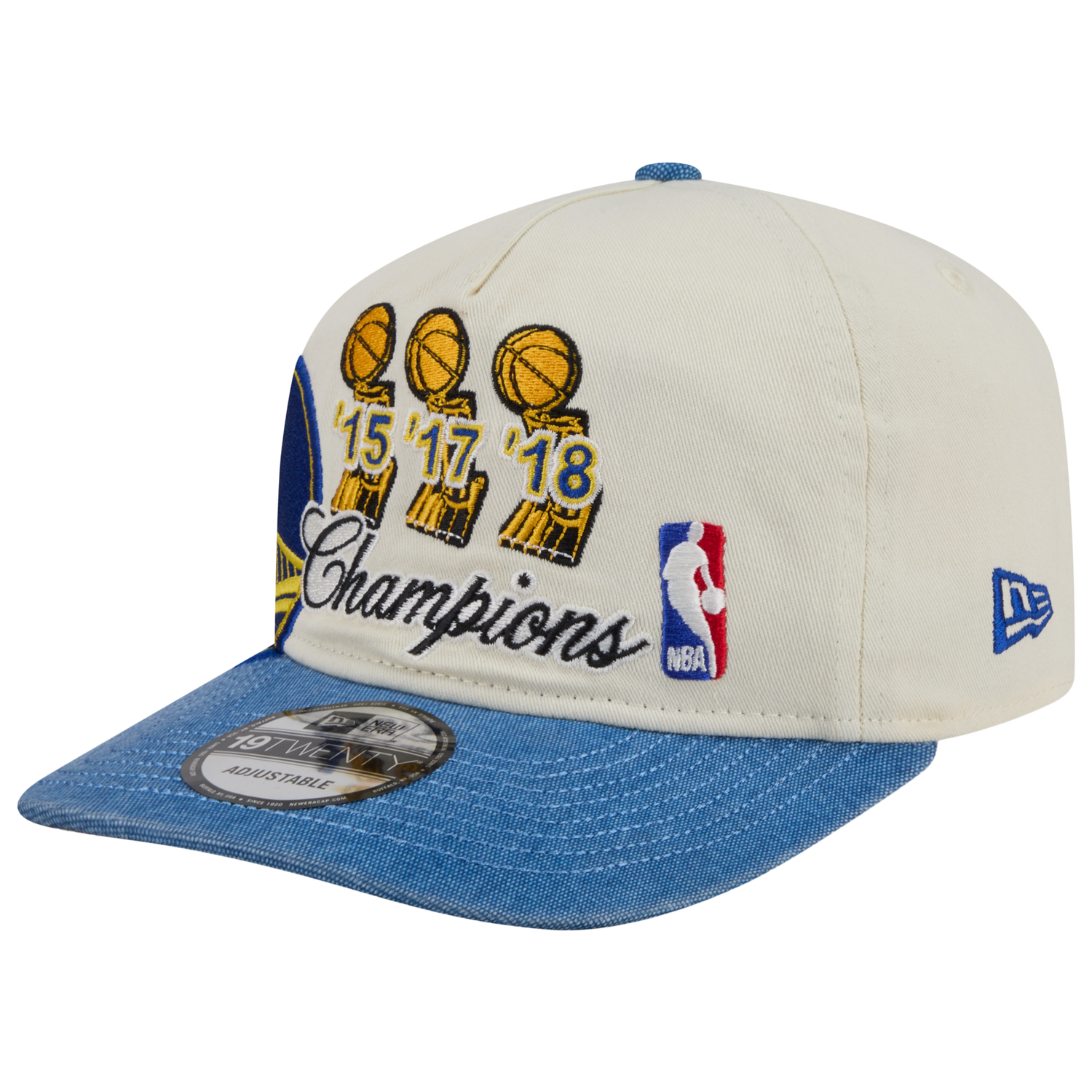 New Era Warriors HWC 1920 Cap - Men's - Tan/Blue/Yellow