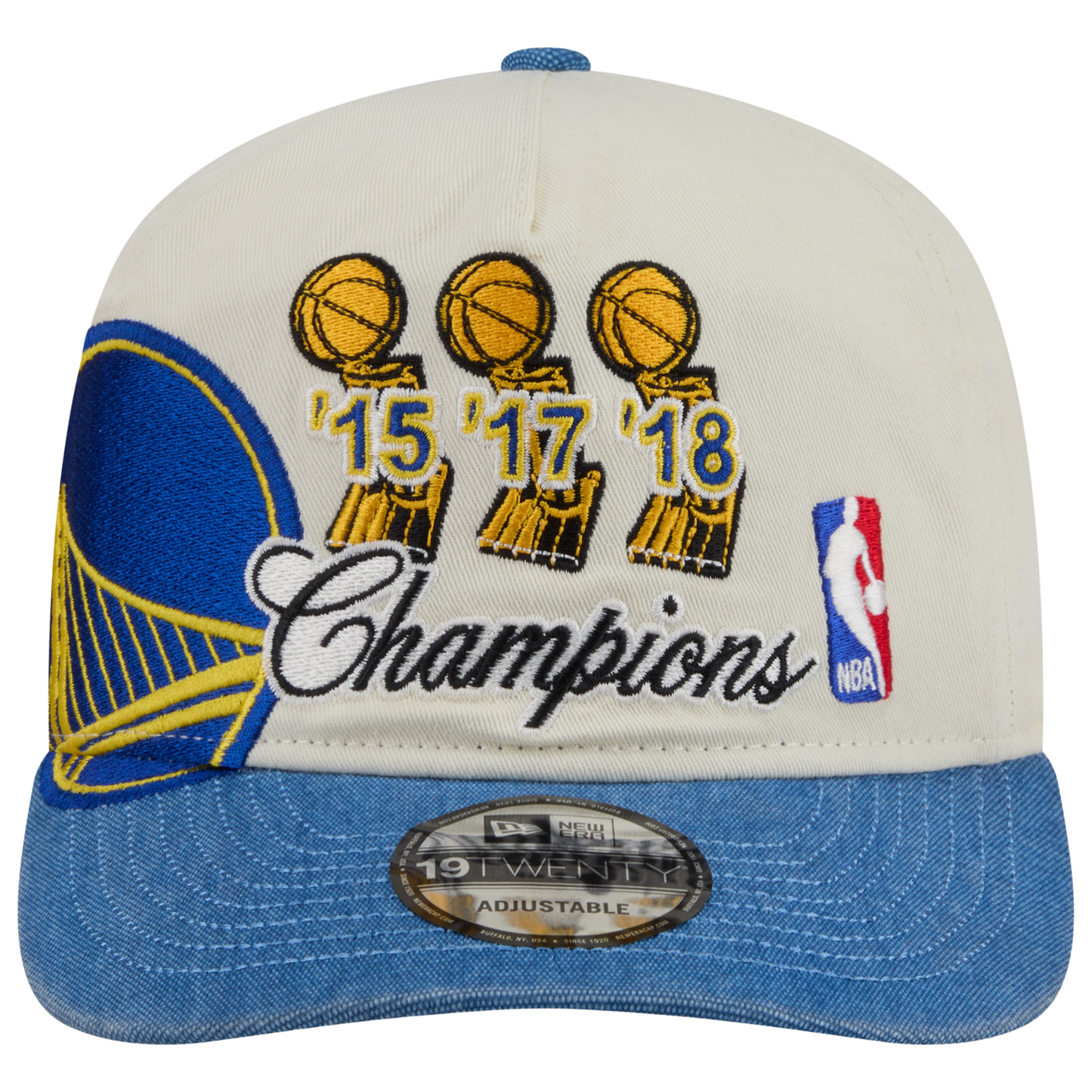 New Era Warriors HWC 1920 Cap - Men's - Tan/Blue/Yellow