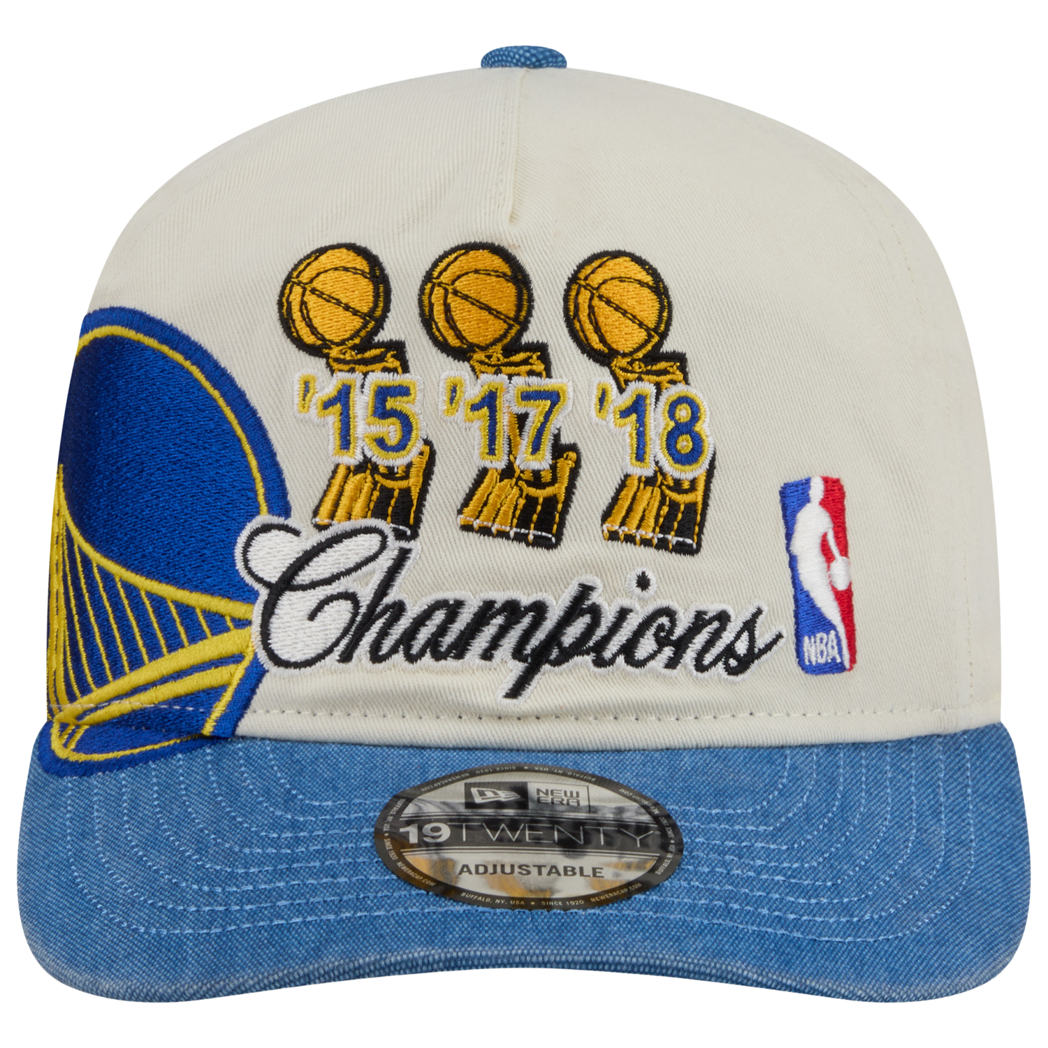 New Era Warriors HWC 1920 Cap - Men's - Tan/Blue/Yellow