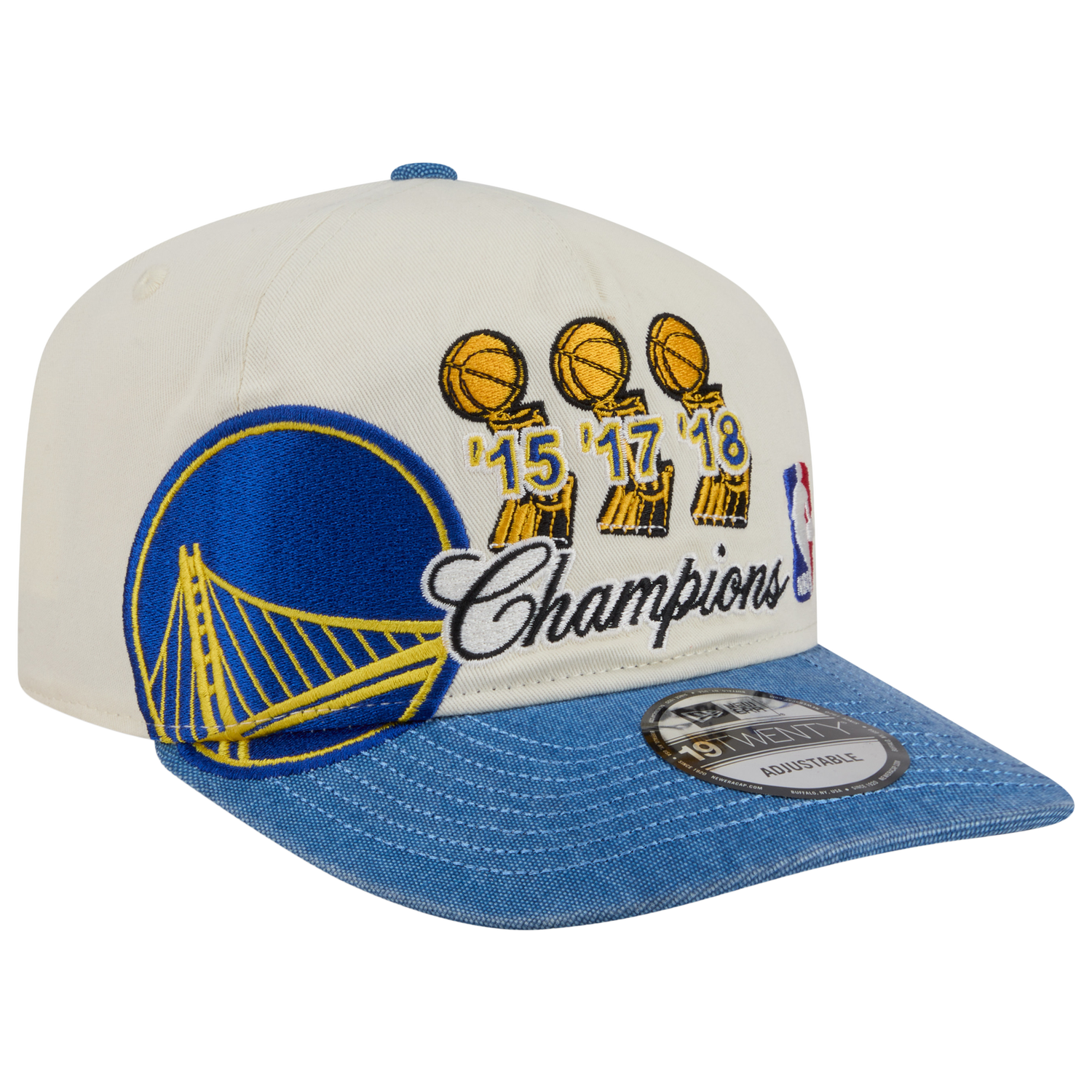 New Era Warriors HWC 1920 Cap - Men's - Tan/Blue/Yellow