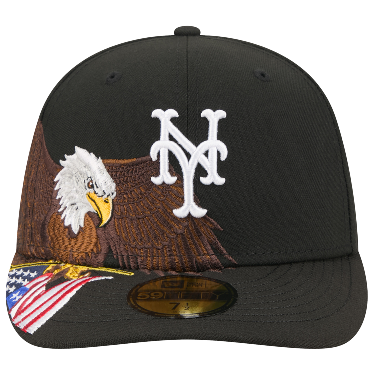 New Era Mets AM 5950 Cap - Men's - Black/White/Brown
