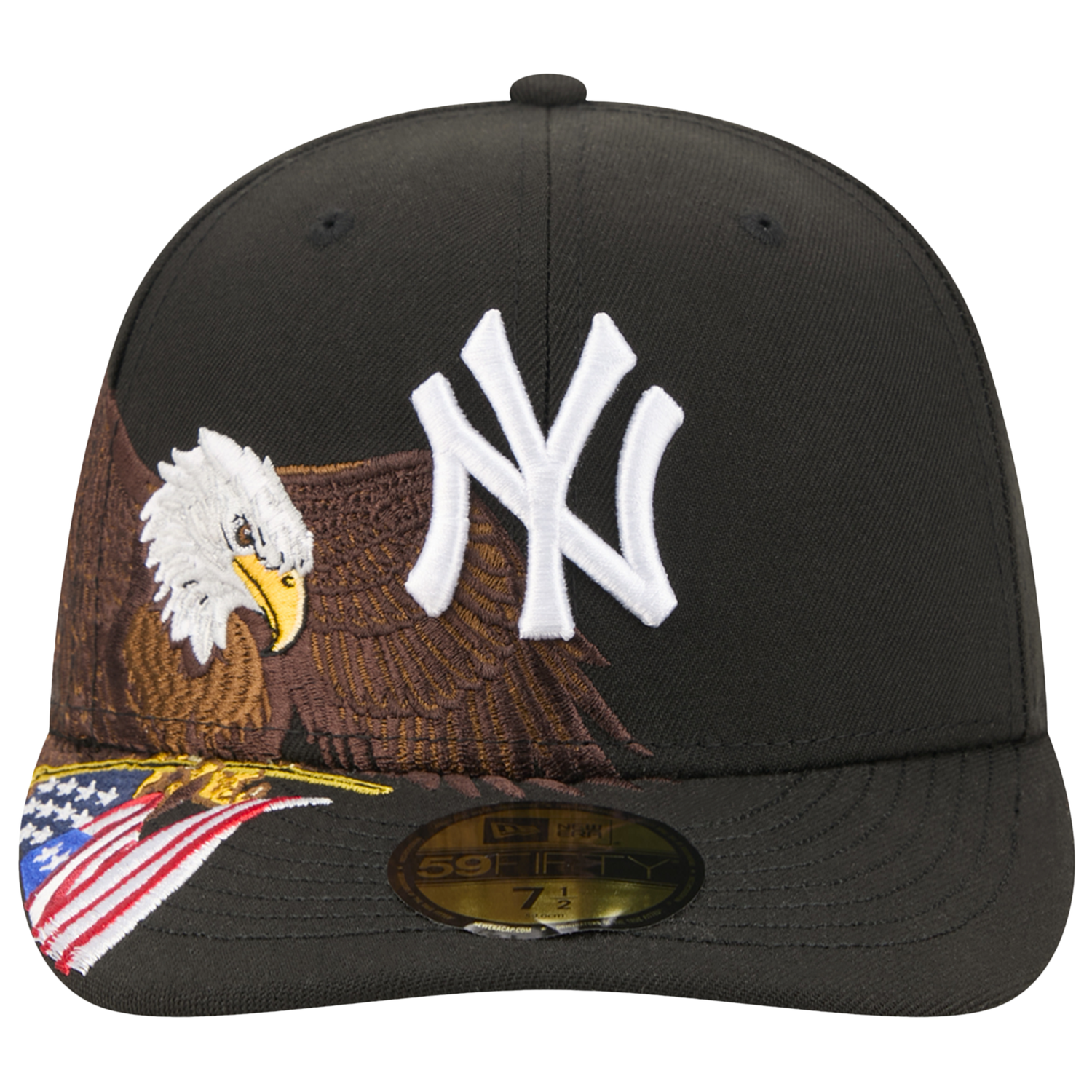 New Era Yankees AM 5950 Cap - Men's - Black/White/Brown