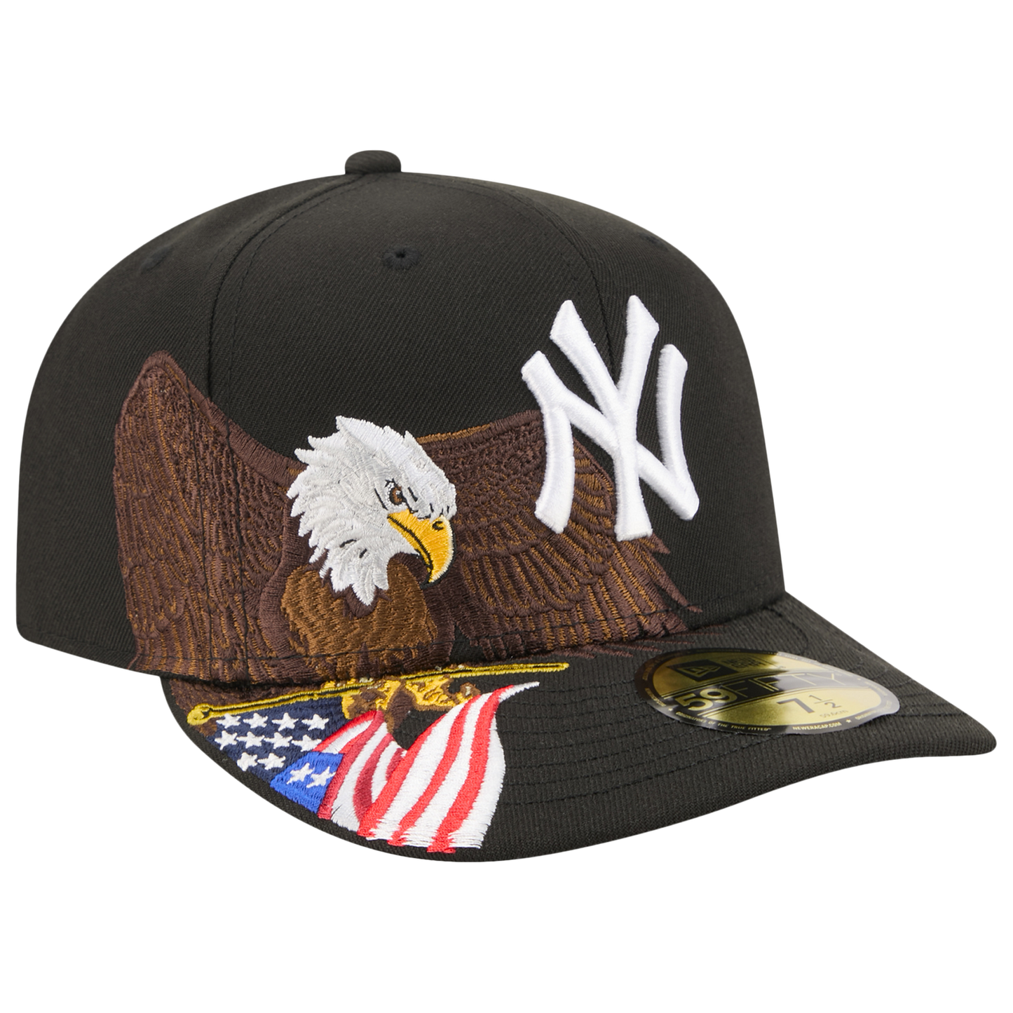 New Era Yankees AM 5950 Cap - Men's - Black/White/Brown