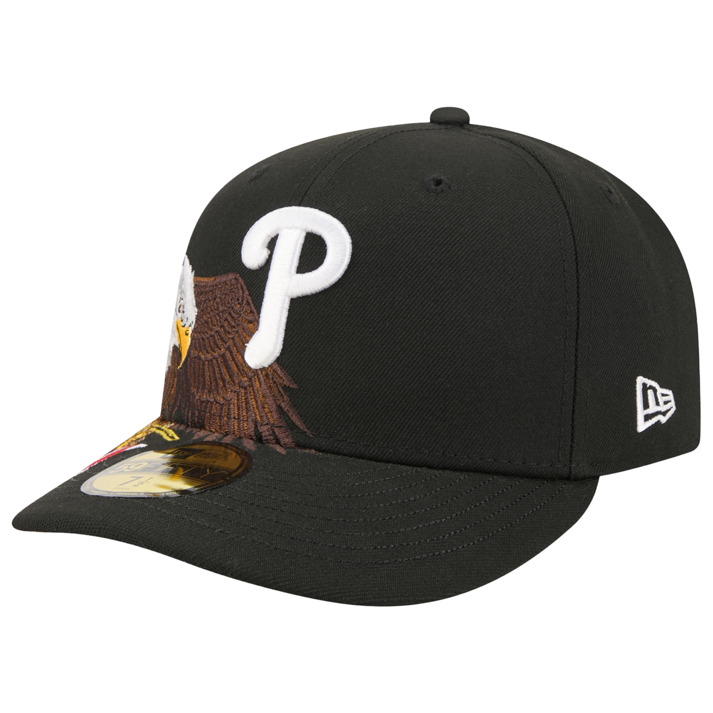 New Era Phillies AM 5950 Cap - Men's - Black/White/Brown