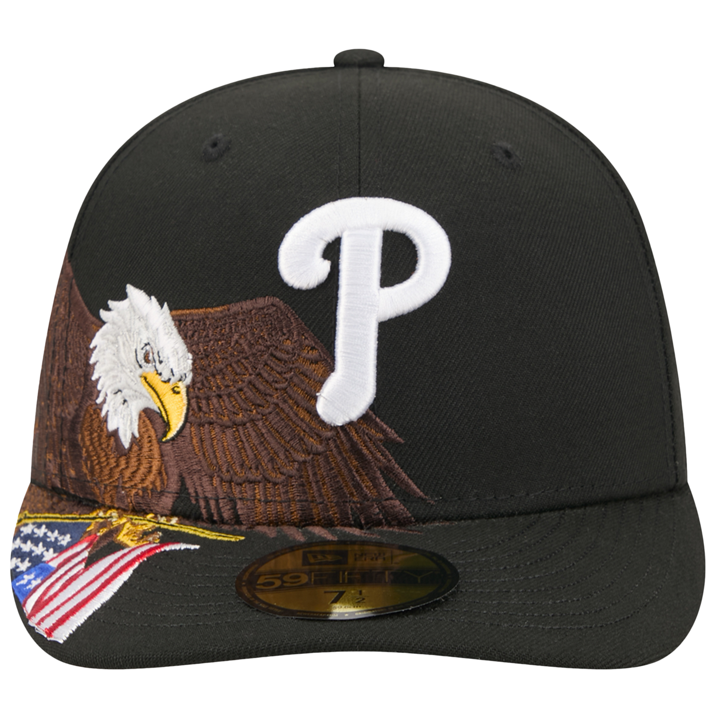 New Era Phillies AM 5950 Cap - Men's - Black/White/Brown