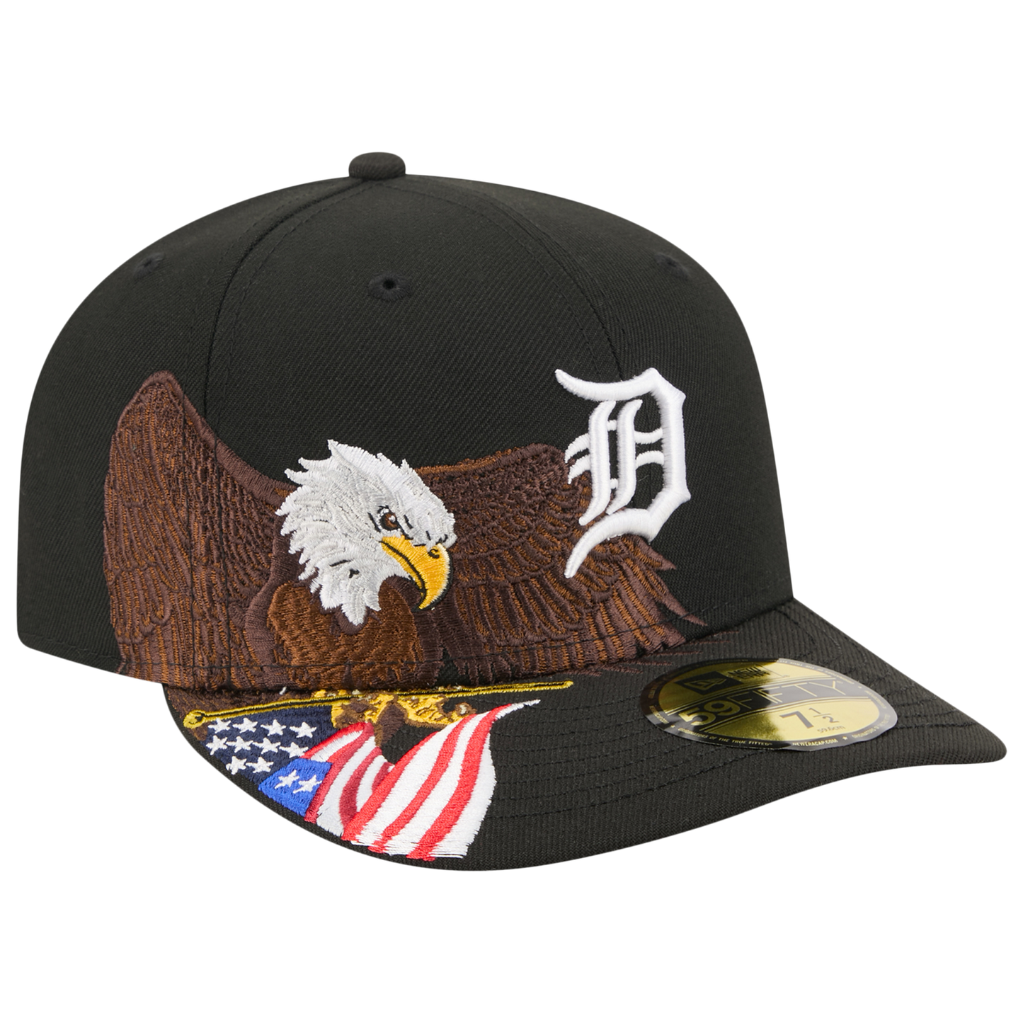 New Era Tigers AM 5950 Cap - Men's - Black/White/Brown