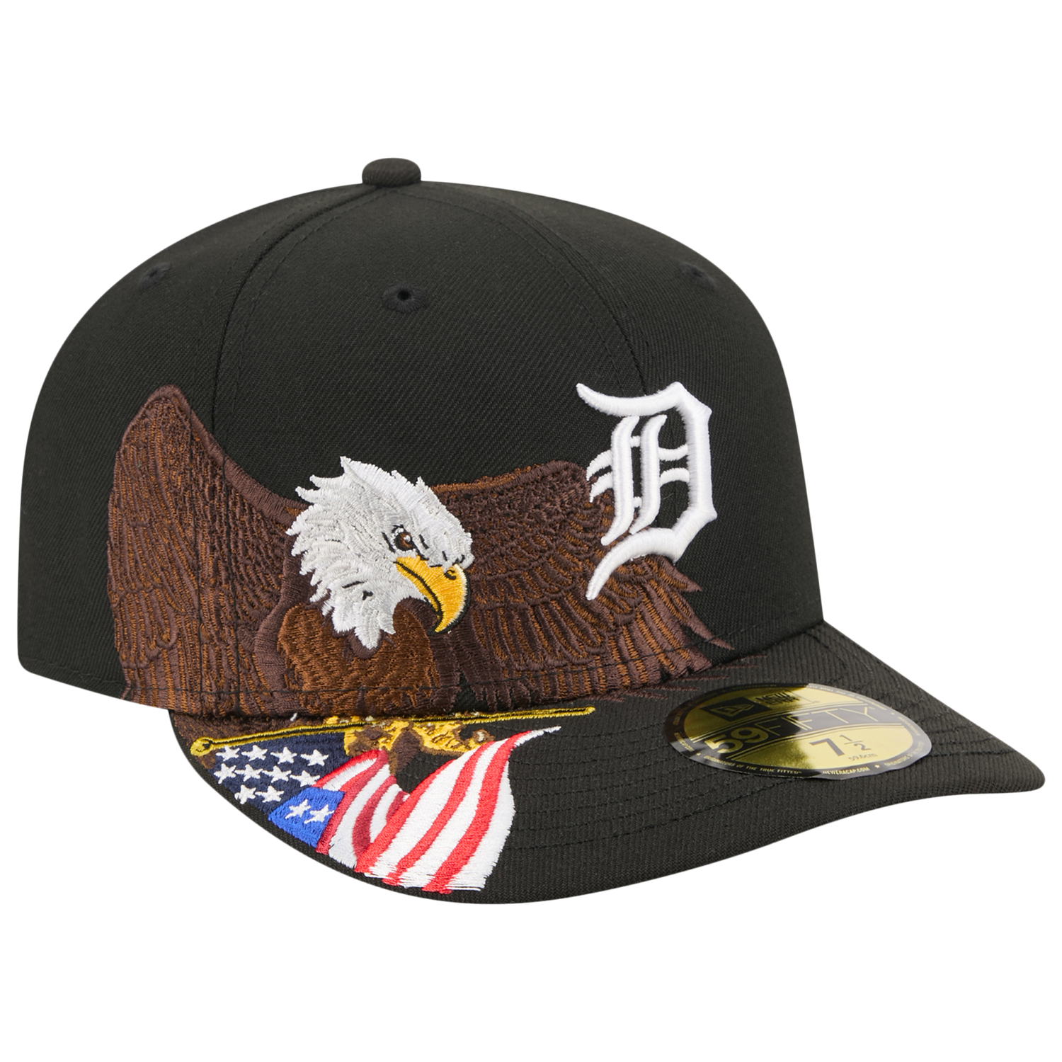 New Era Tigers AM 5950 Cap - Men's - Black/White/Brown
