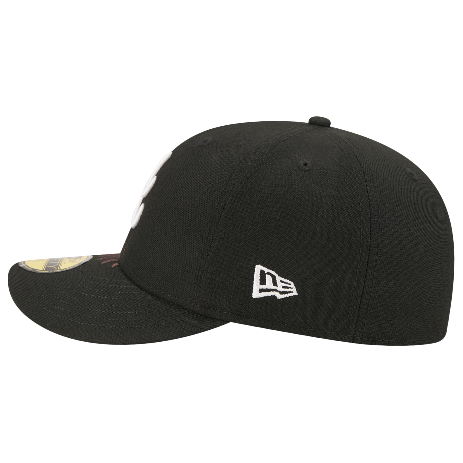 New Era Braves AM 5950 Cap - Men's - Black/White/Brown