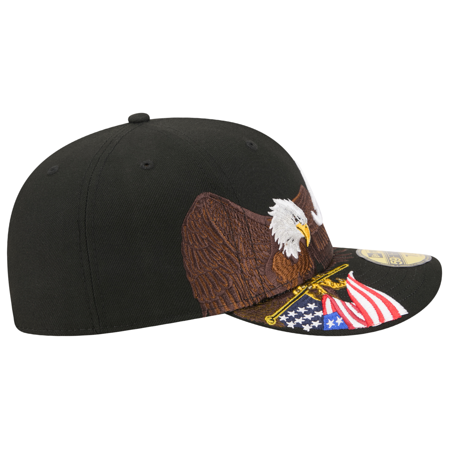 New Era Braves AM 5950 Cap - Men's - Black/White/Brown