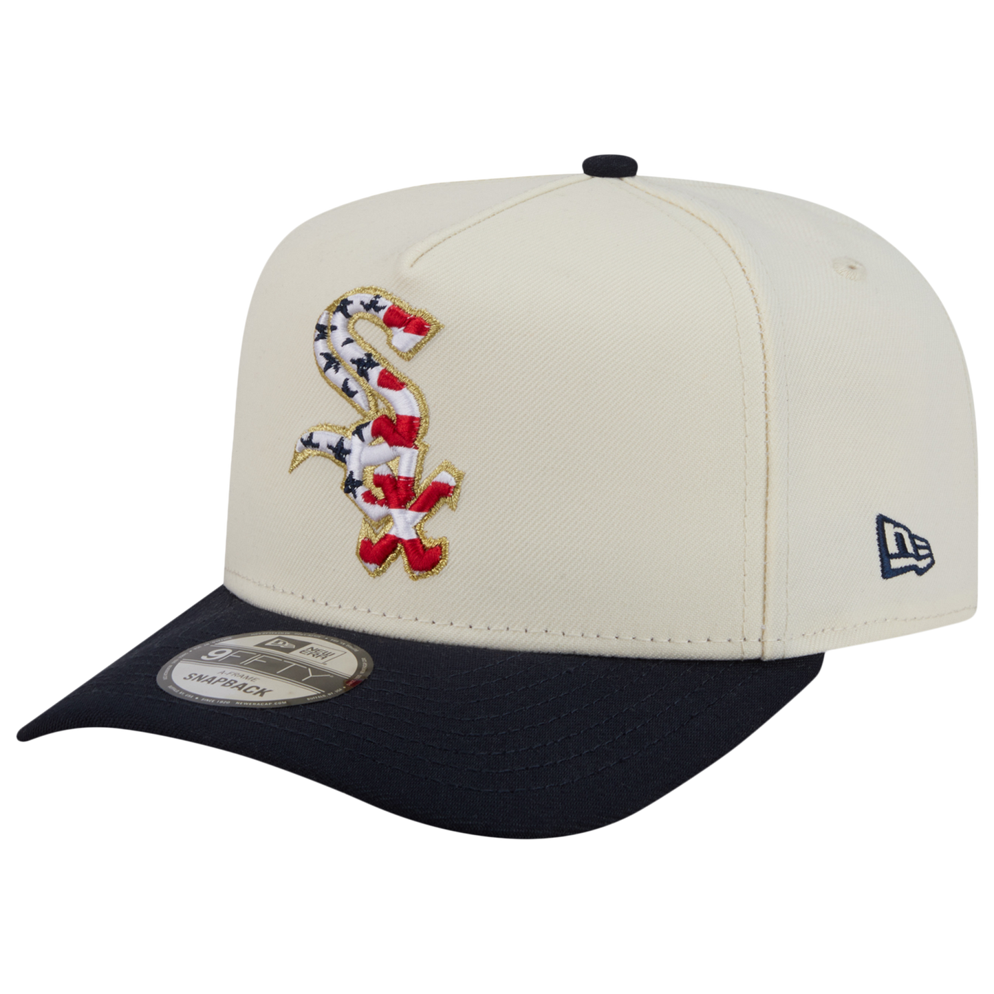 New Era White Sox AM 950 A Frame Cap - Men's - Navy/Red/White