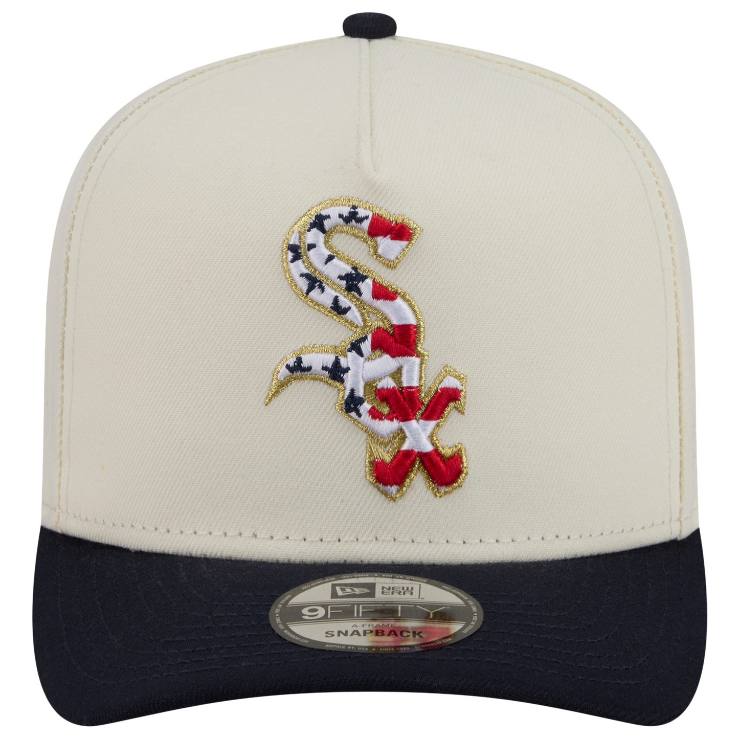 New Era White Sox AM 950 A Frame Cap - Men's - Navy/Red/White