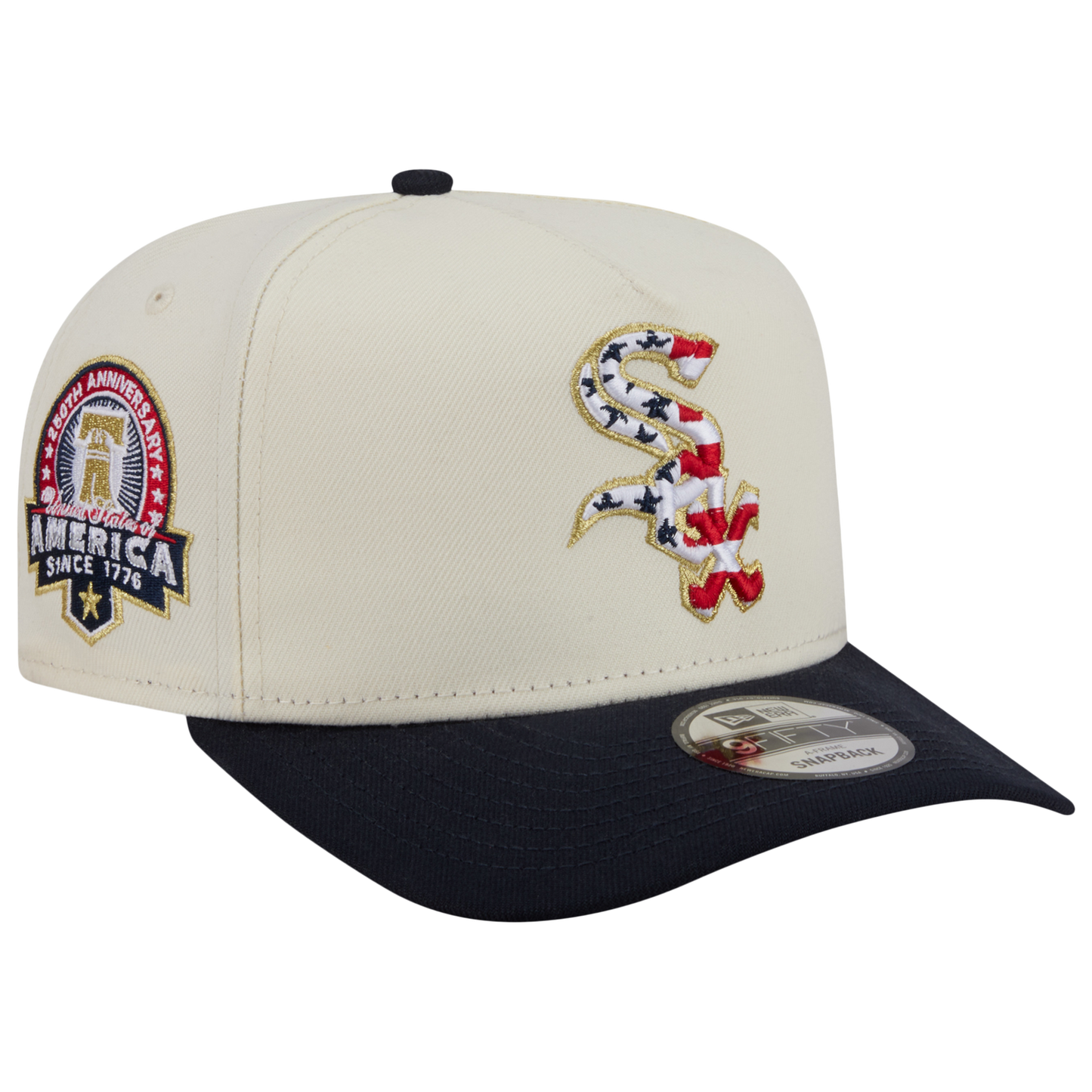 New Era White Sox AM 950 A Frame Cap - Men's - Navy/Red/White